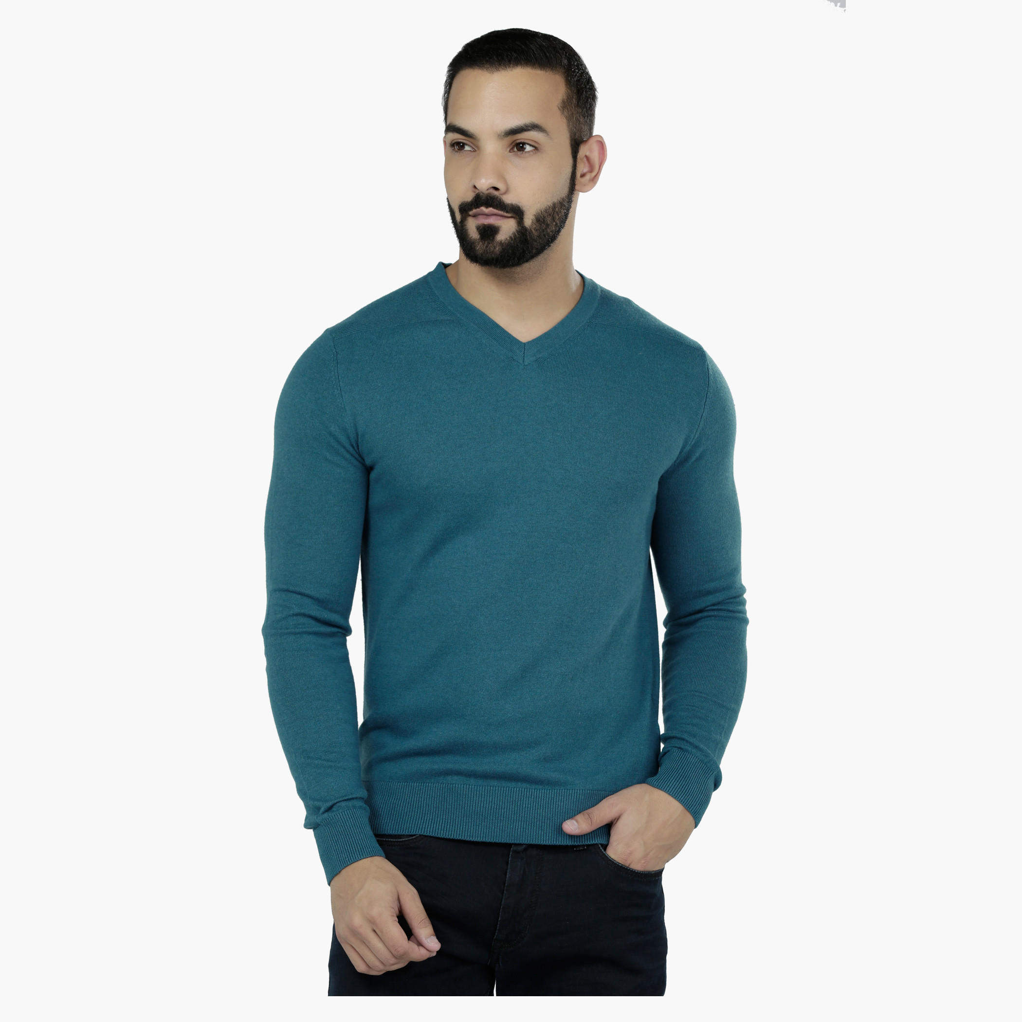 V-Neck Sweater with Long Sleeves-men-clothing-sweatersandpullovers-image-6