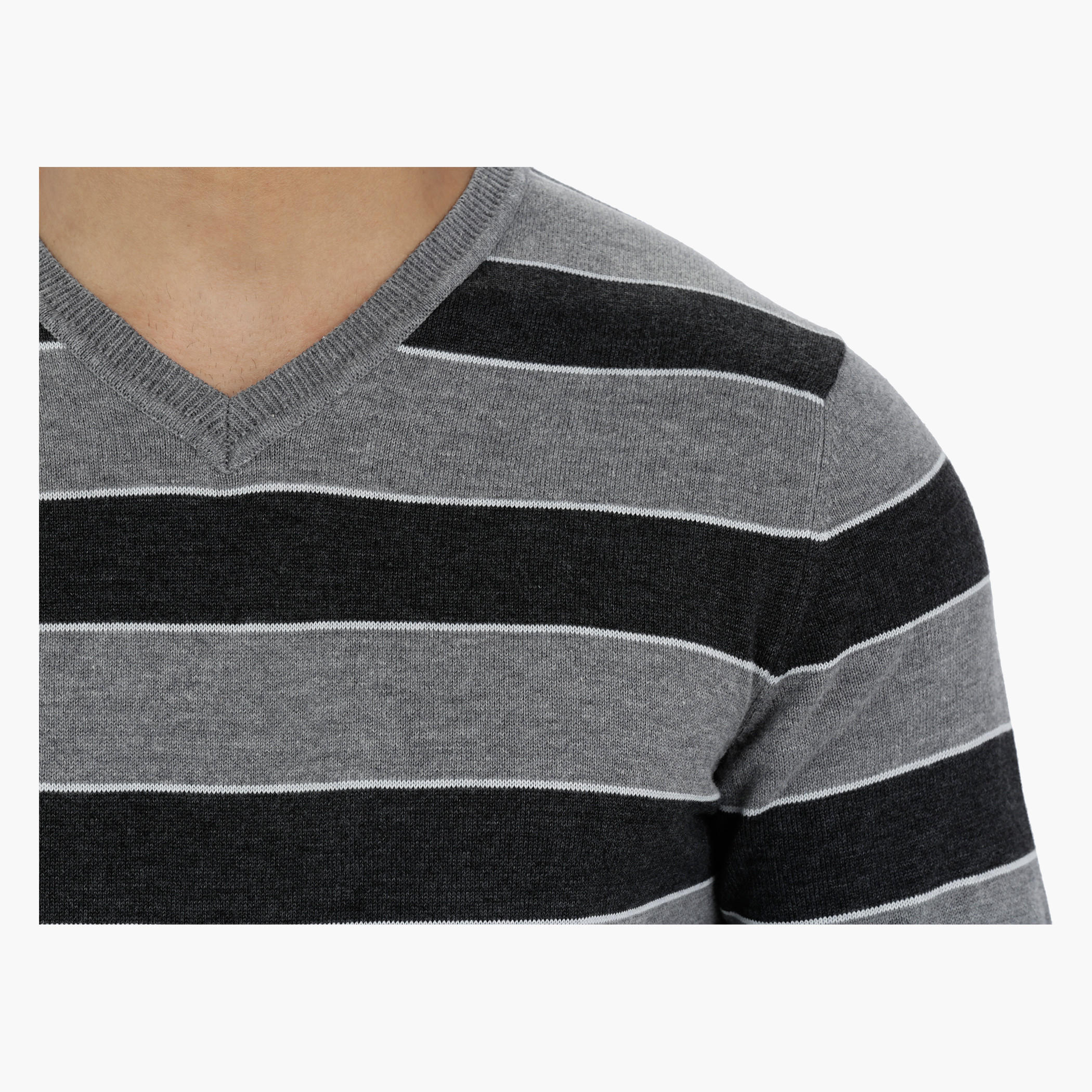 V-Neck Sweater with Long Sleeves-men-clothing-sweatersandpullovers-image-4