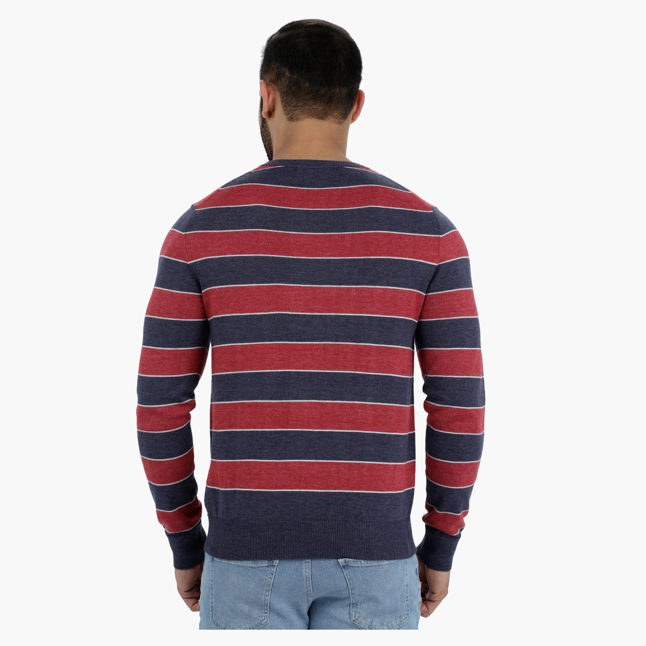 Striped Long Sleeves Pullover-men-clothing-sweatersandpullovers-image-2