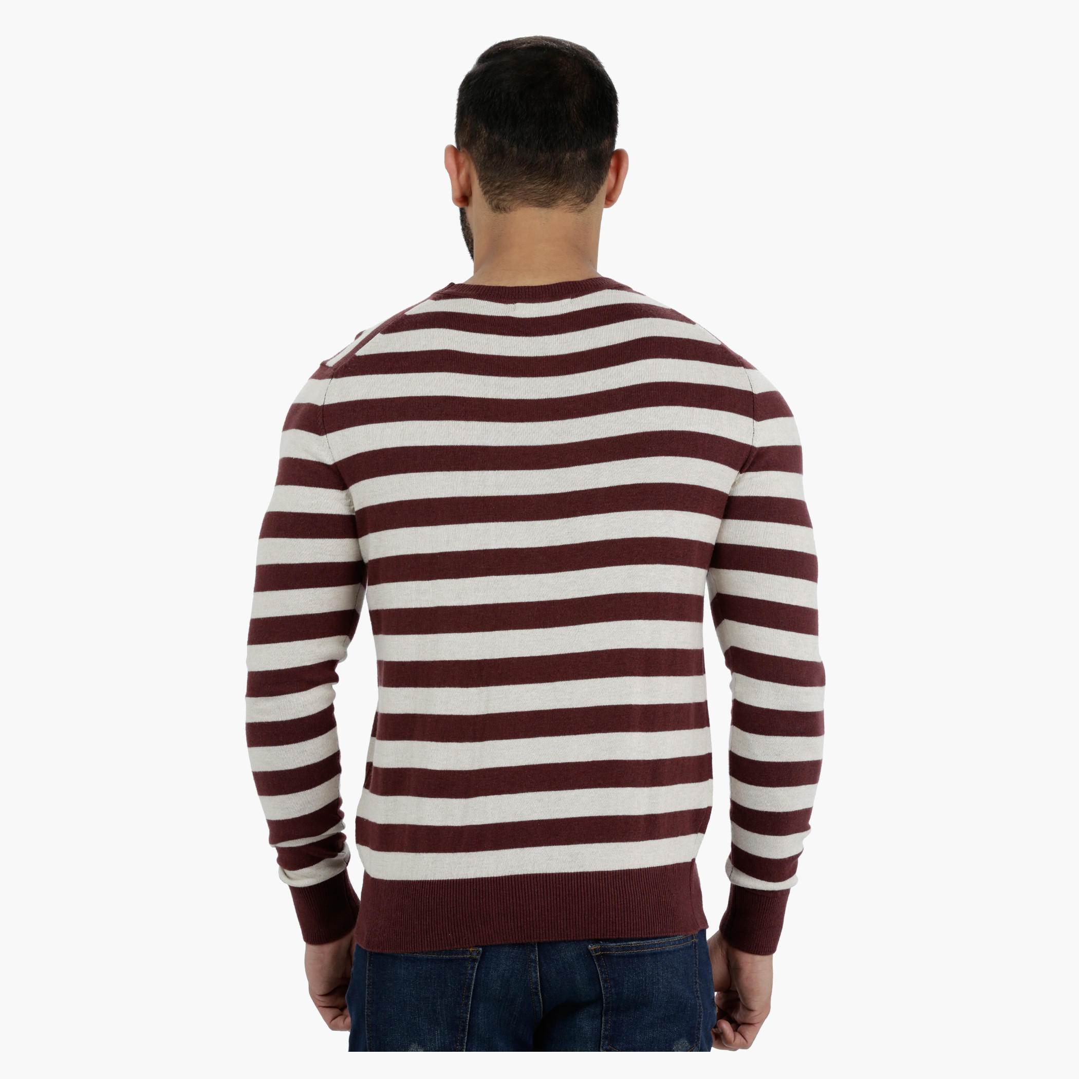 Striped Long Sleeves Sweater-men-clothing-sweatersandpullovers-image-2
