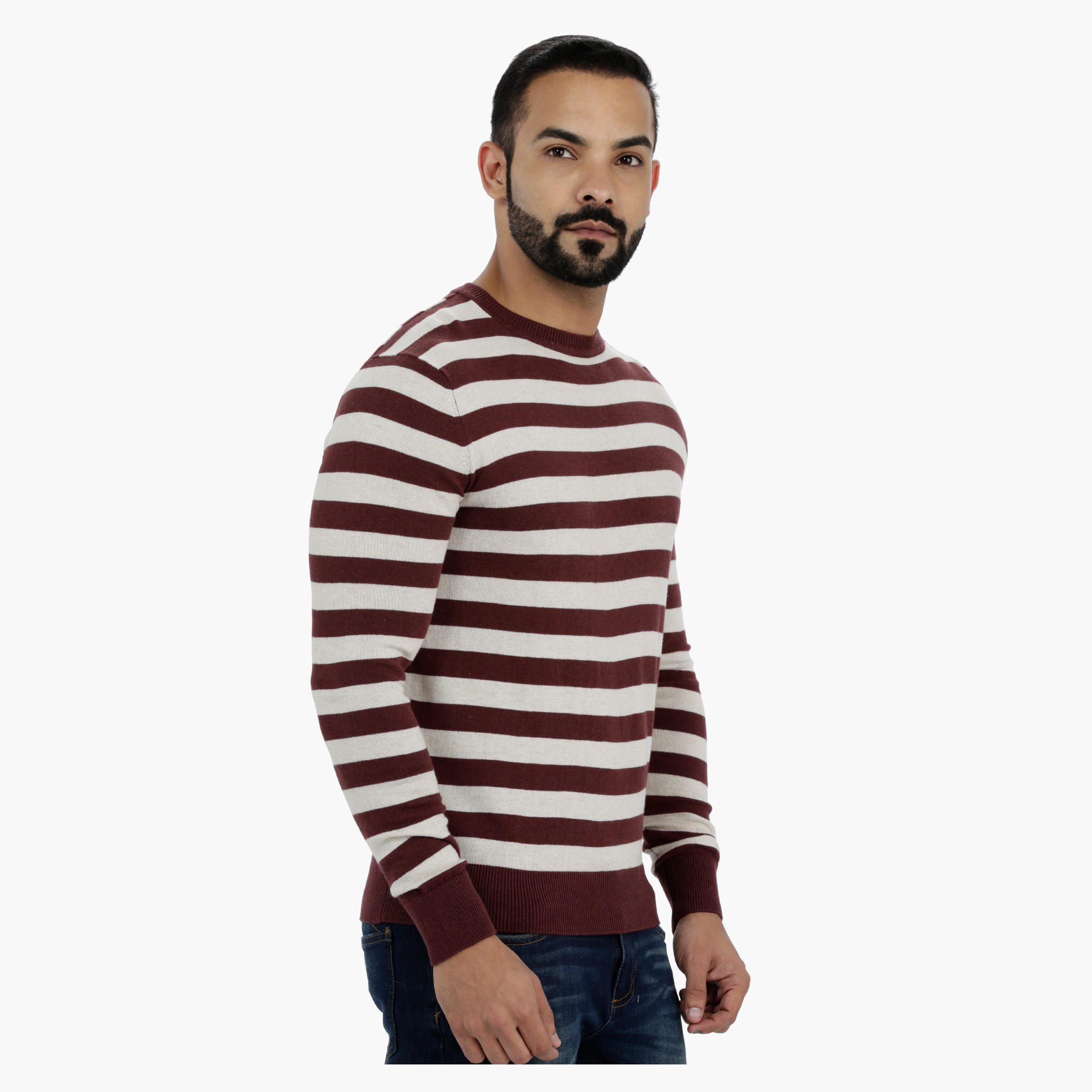 Striped Long Sleeves Sweater-men-clothing-sweatersandpullovers-image-3