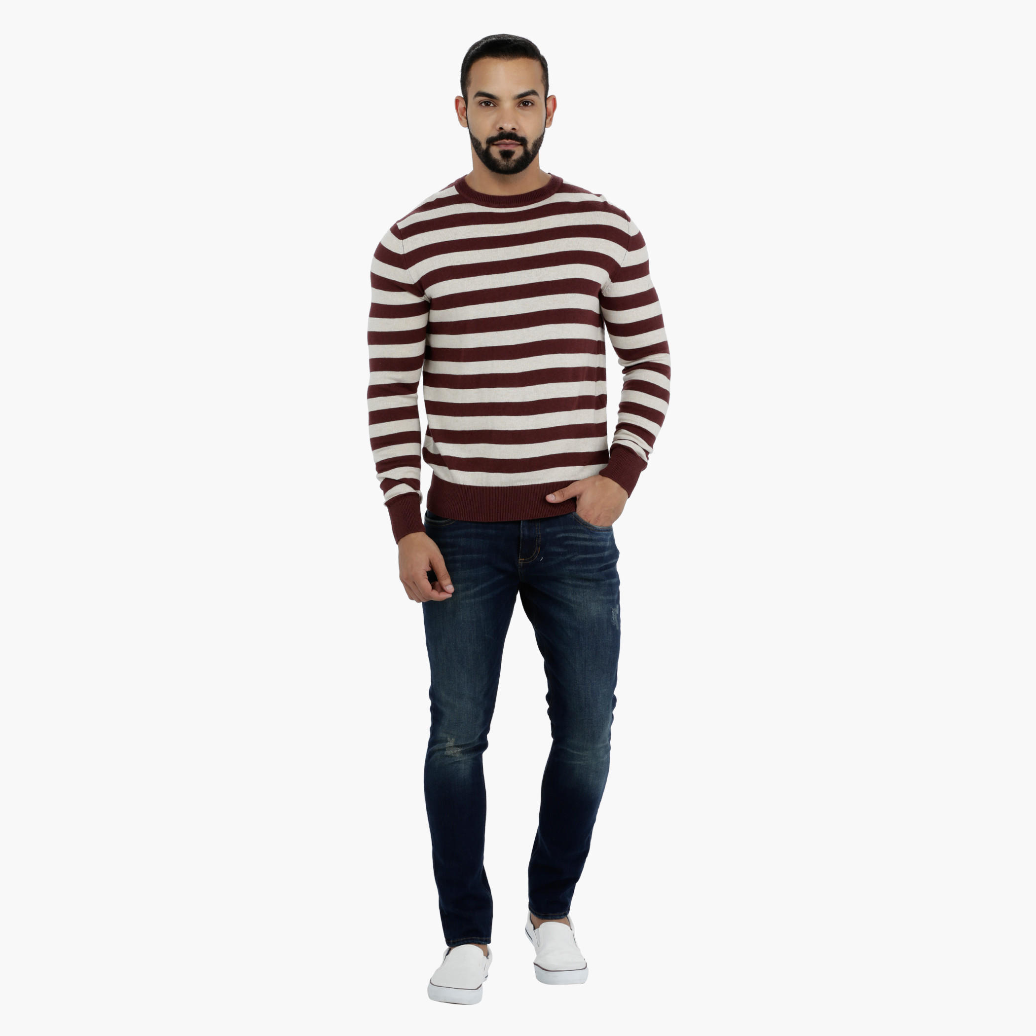 Striped Long Sleeves Sweater-men-clothing-sweatersandpullovers-image-5
