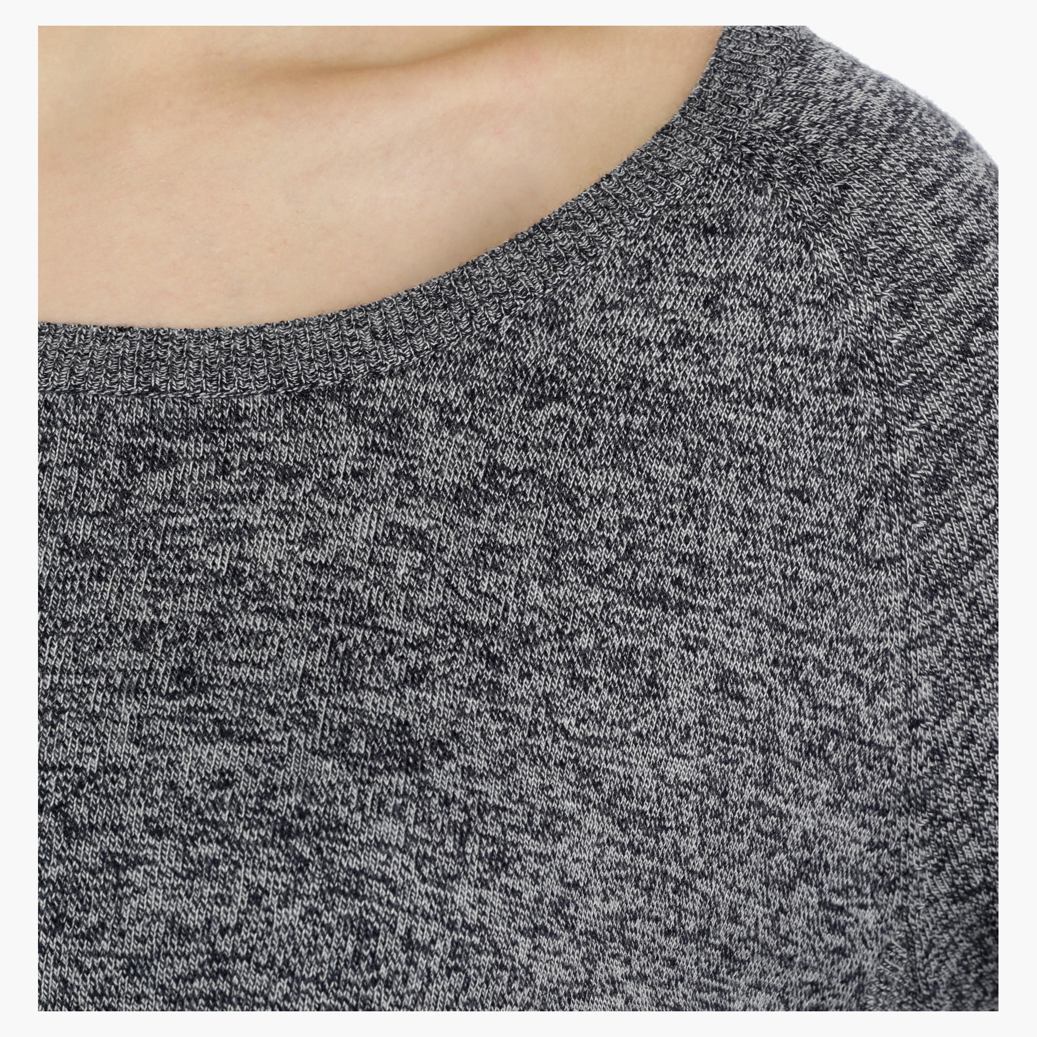 Knitted Round Neck Top with 3/4th Sleeves-women-clothing-tshirts-image-9