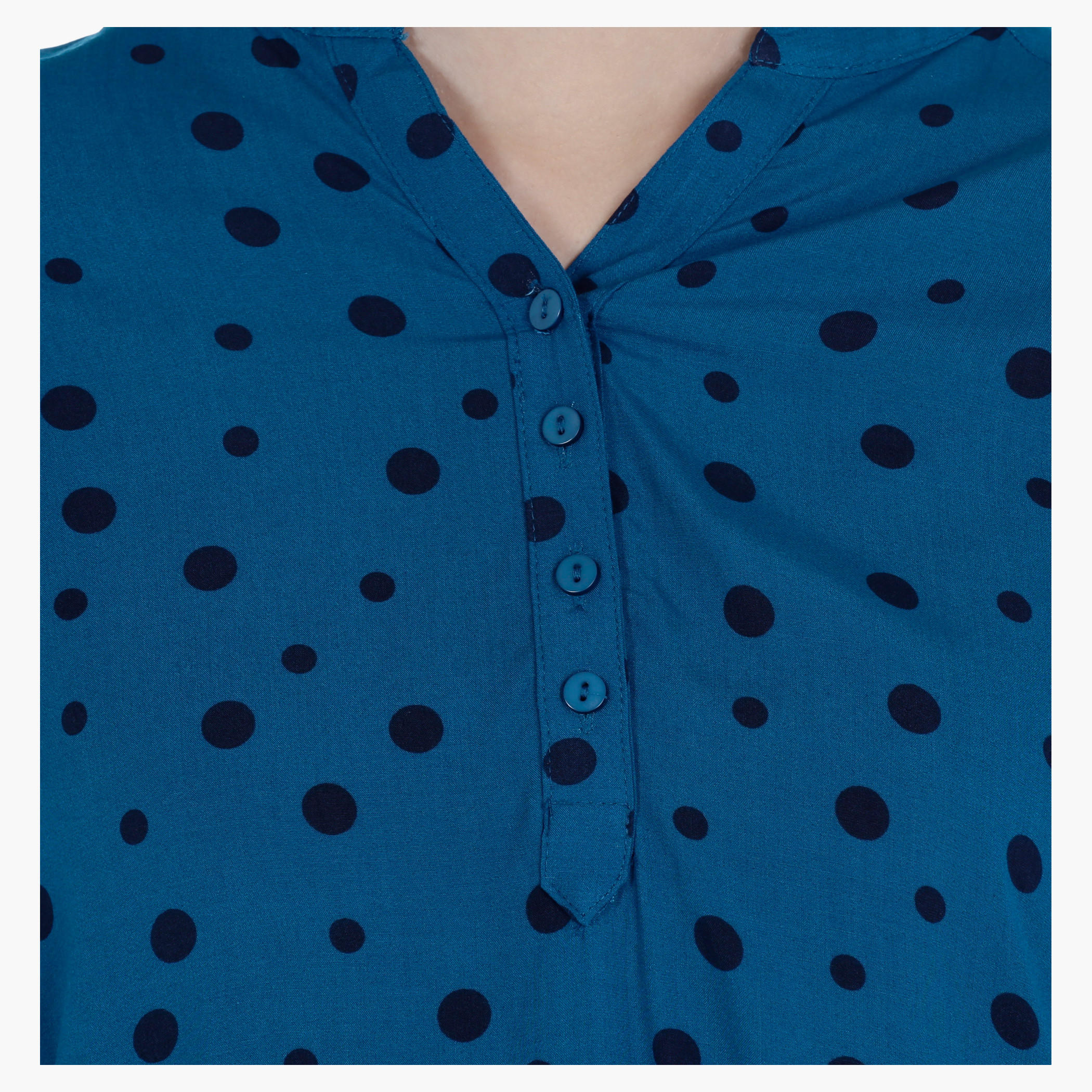 Casual Top with 3/4 Sleeves in Regular Fit-women-clothing-shirtsandblouses-blouses-image-4