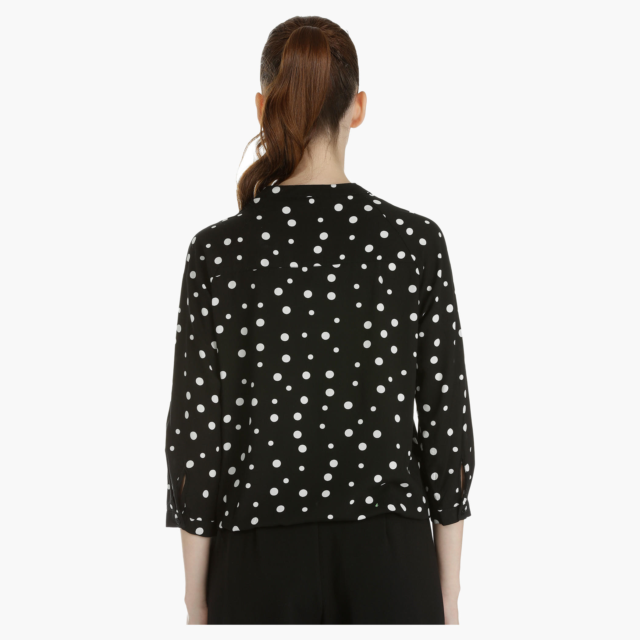 Woven Polka Dot Top-women-clothing-shirtsandblouses-blouses-image-2