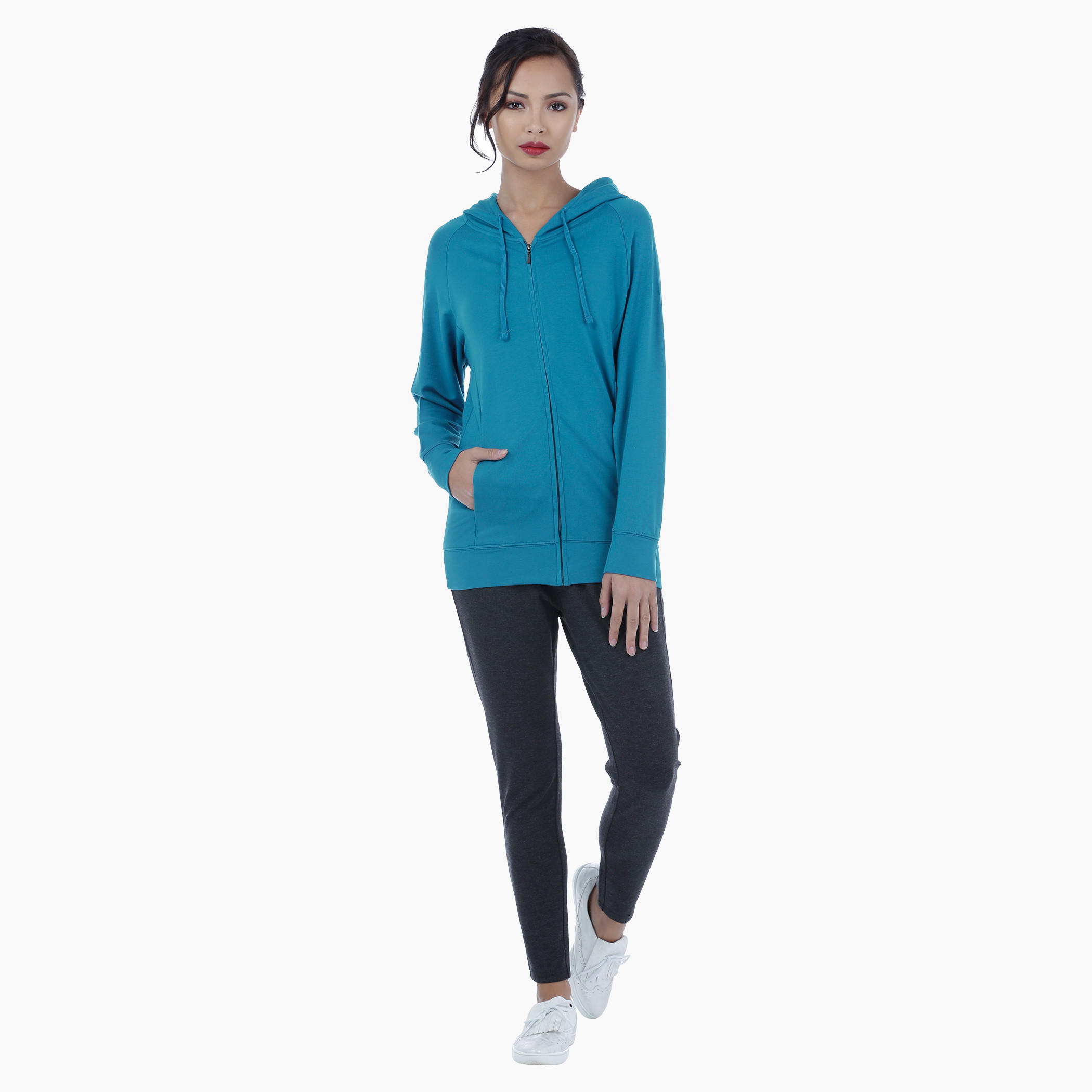 Long Sleeves Sweatshirt with Hood-women-winterwear-hoodiesandsweatshirts-hoodies-image-5