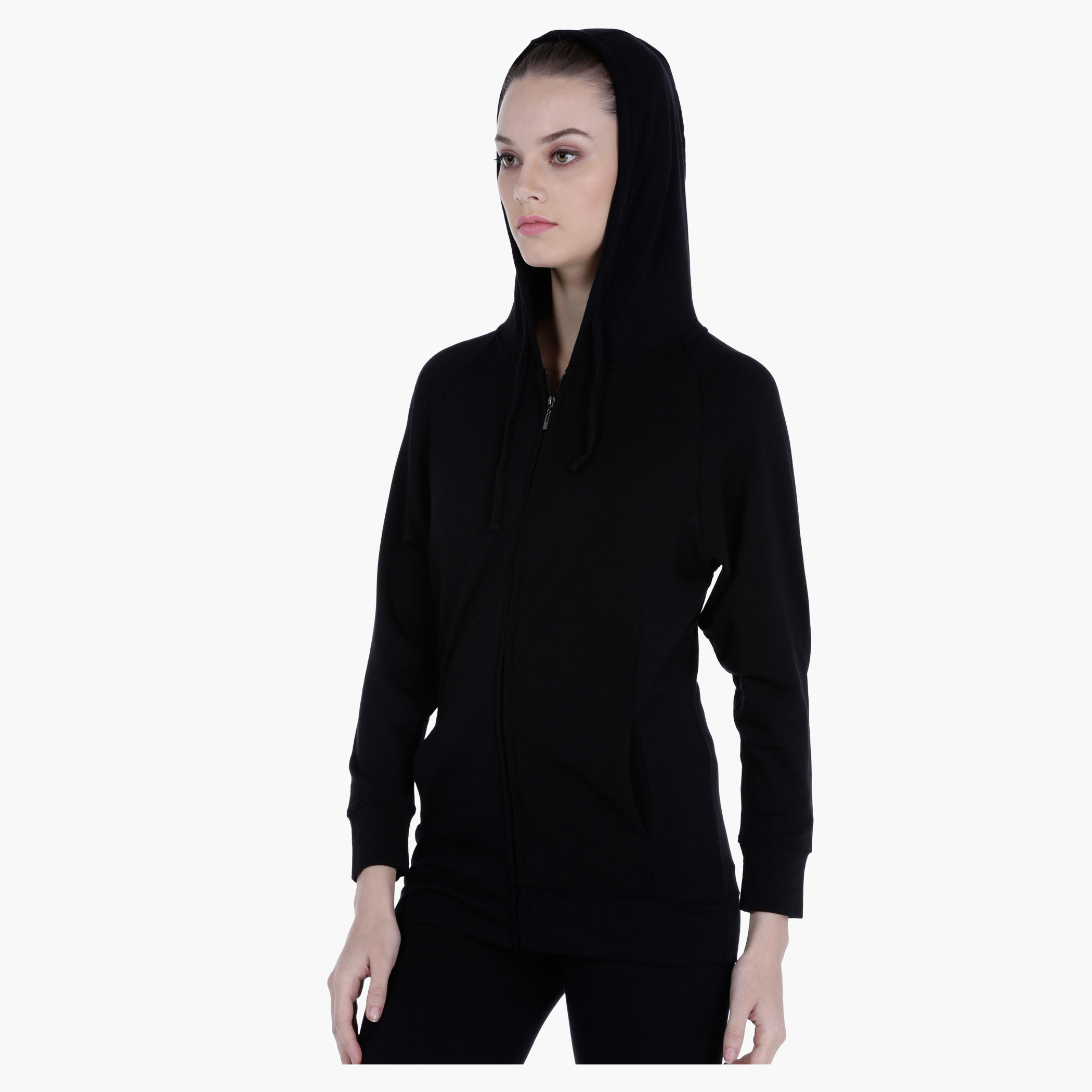 Basic Hoodie in Regular Fit-women-winterwear-hoodiesandsweatshirts-hoodies-image-8