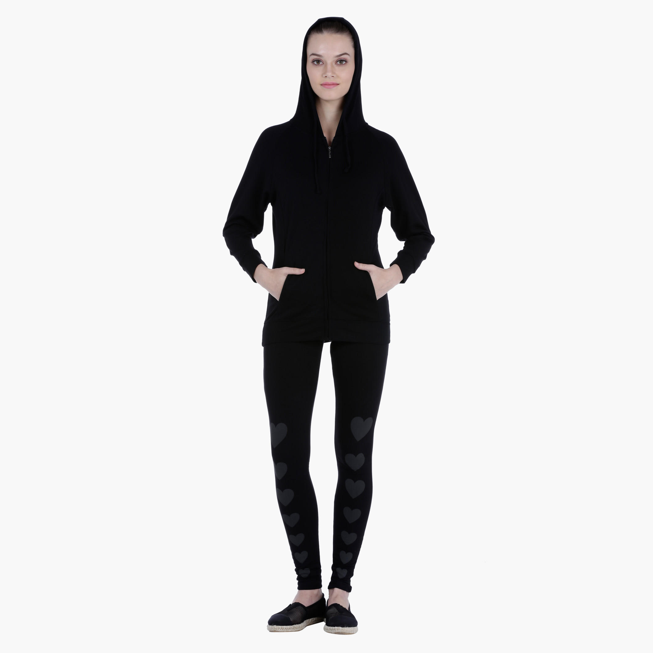 Basic Hoodie in Regular Fit-women-winterwear-hoodiesandsweatshirts-hoodies-image-5
