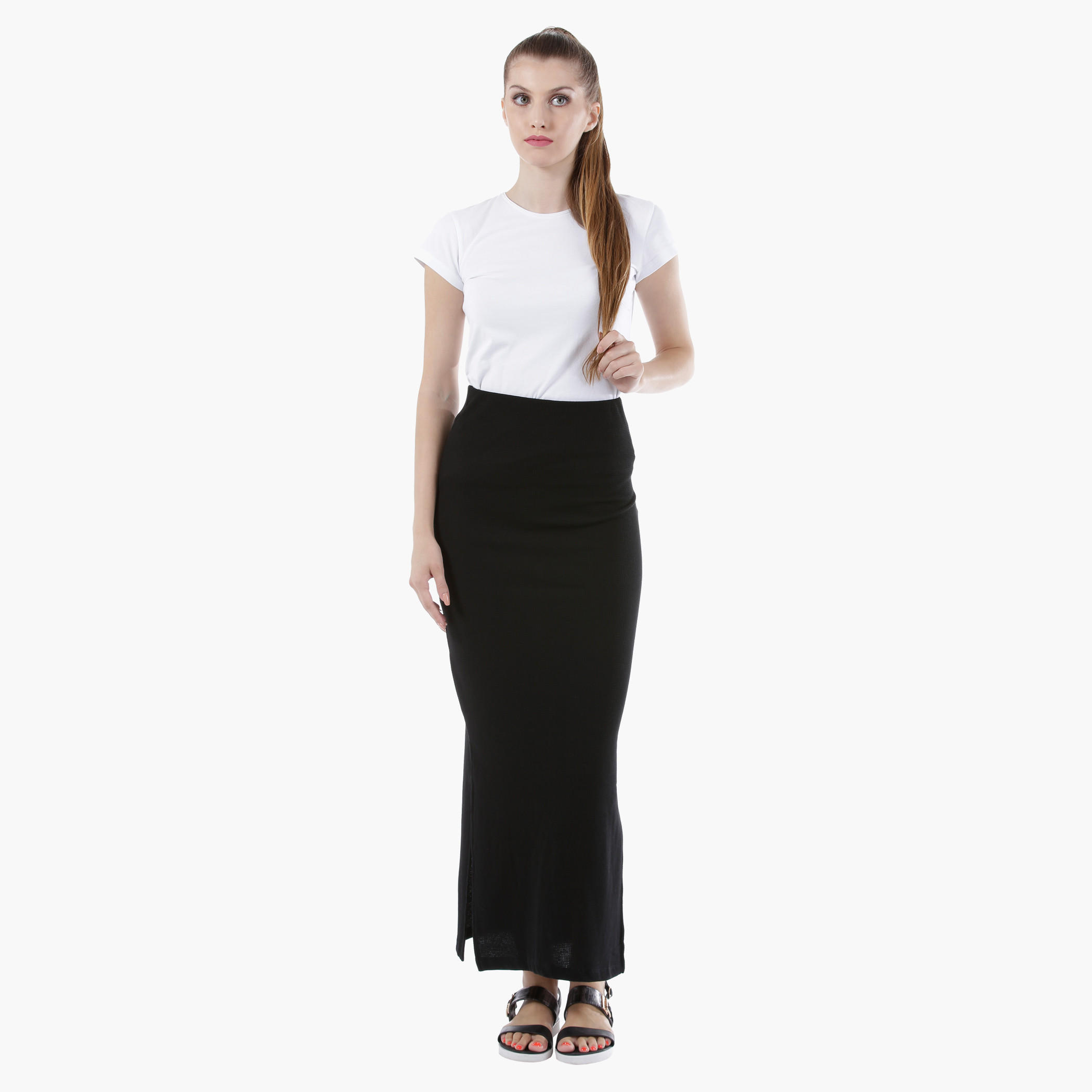 Basic Maxi Skirt in Regular Fit-women-clothing-bottoms-skirts-image-5