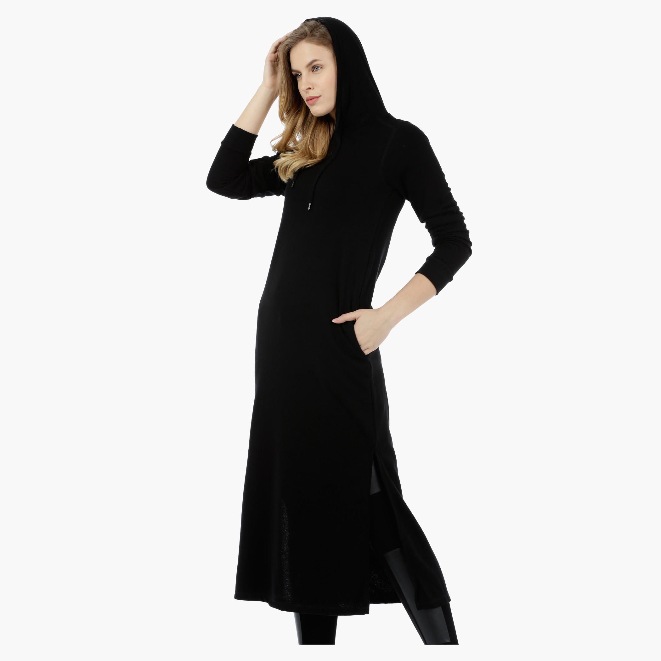 Long Hooded Knit Hoodies-women-winterwear-hoodiesandsweatshirts-hoodies-image-3