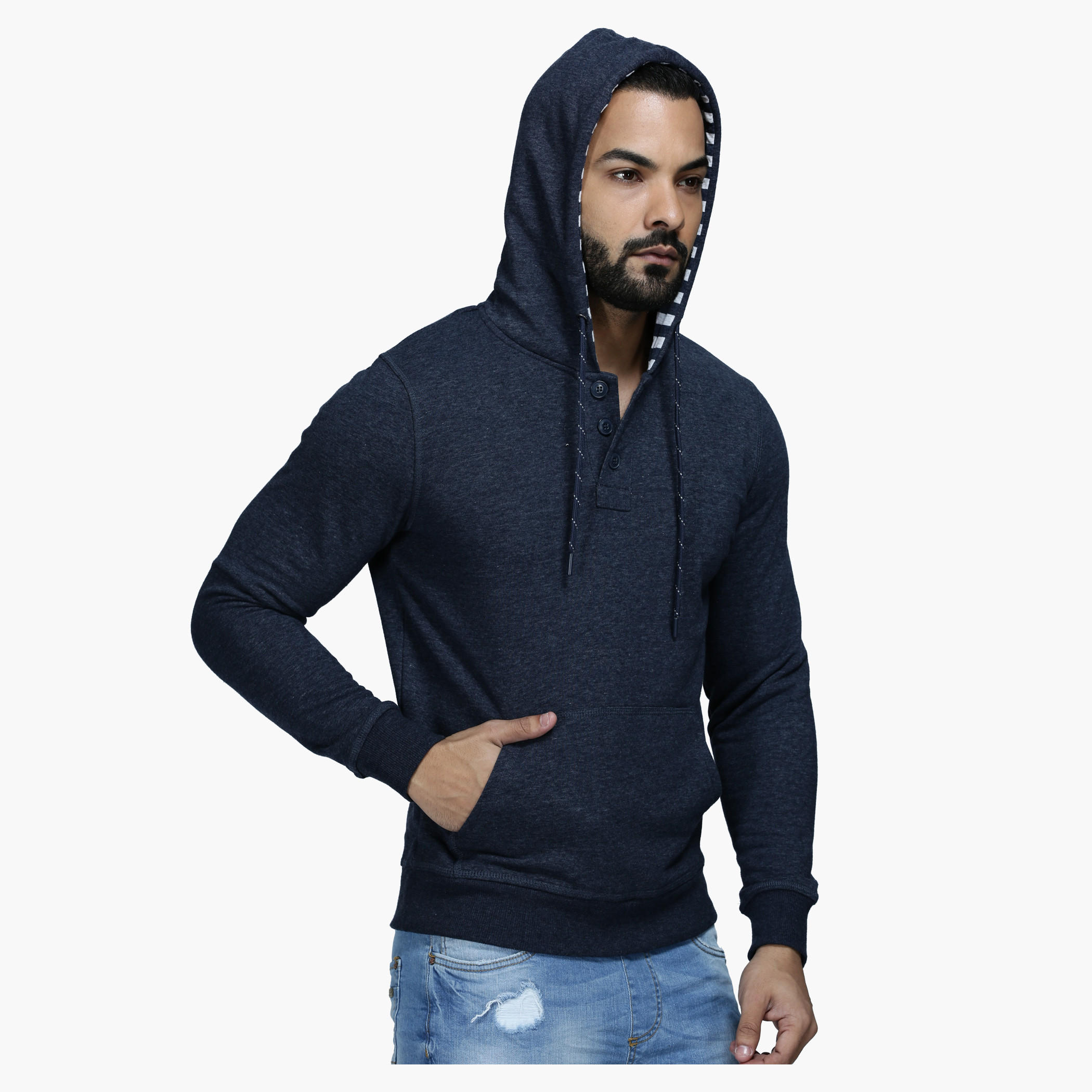 Casual Jacket with Hood and Long Sleeves-men-winterwear-hoodiesandsweatshirts-image-3