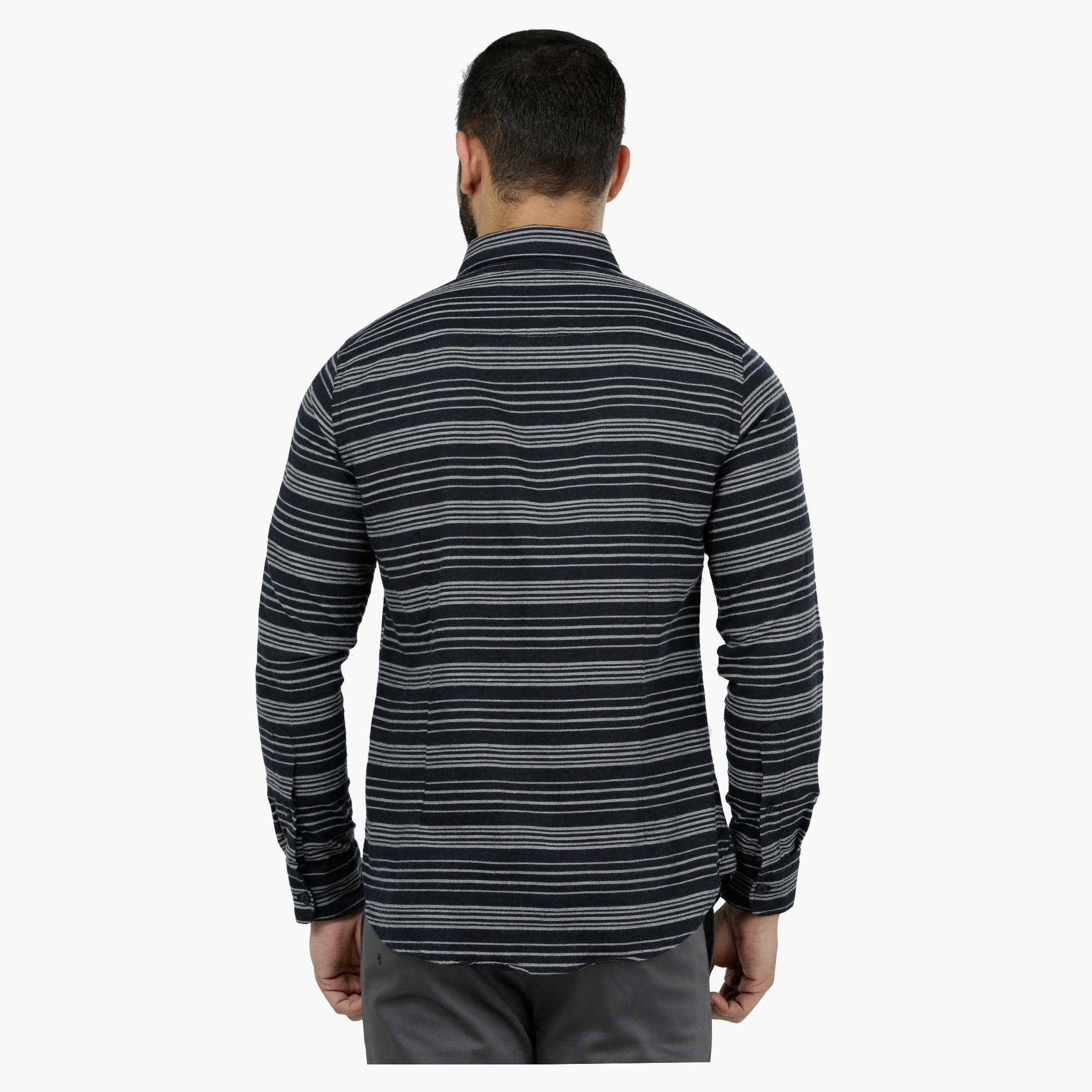 Striped Woven Cotton Shirt-men-clothing-shirts-image-2