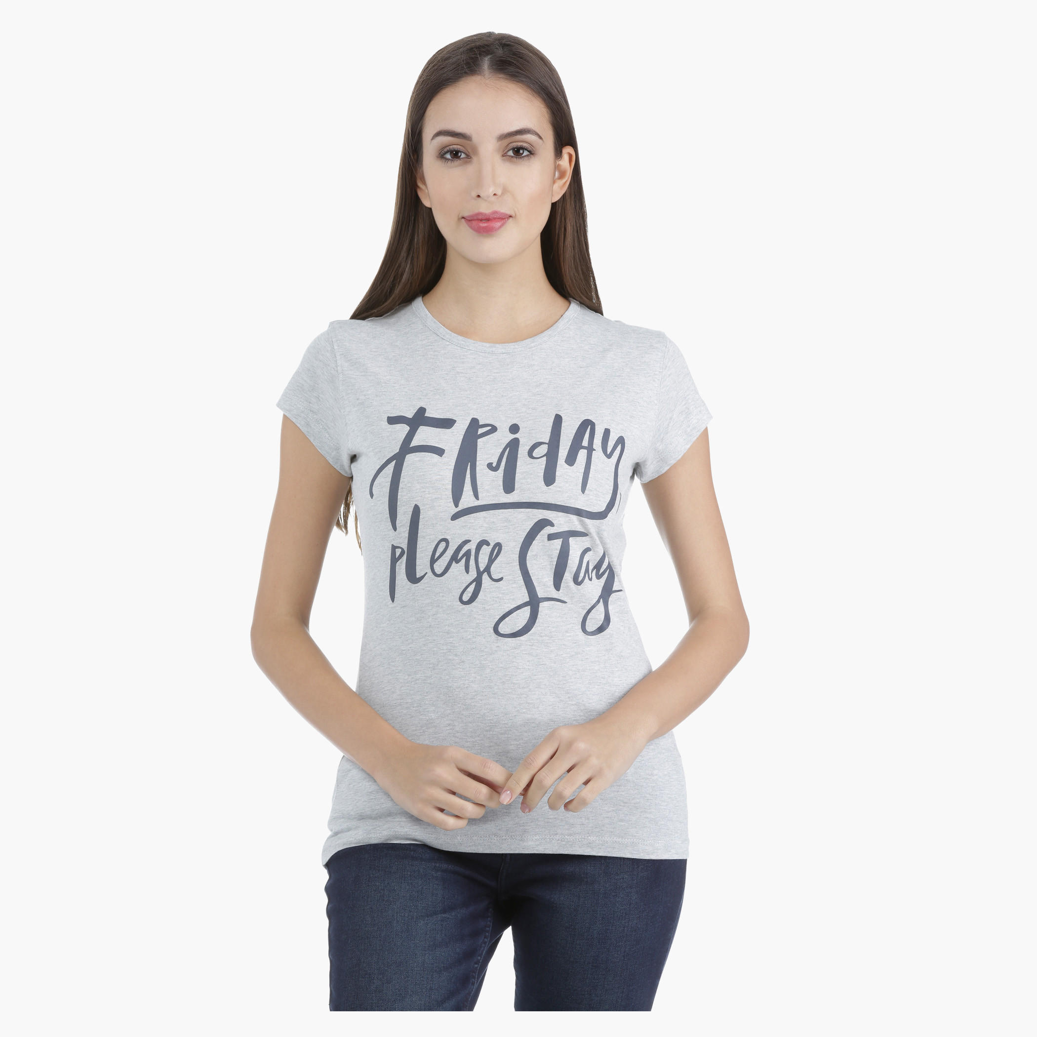 T-Shirt with Screen Print in Regular Fit-women-clothing-tshirts-image-5