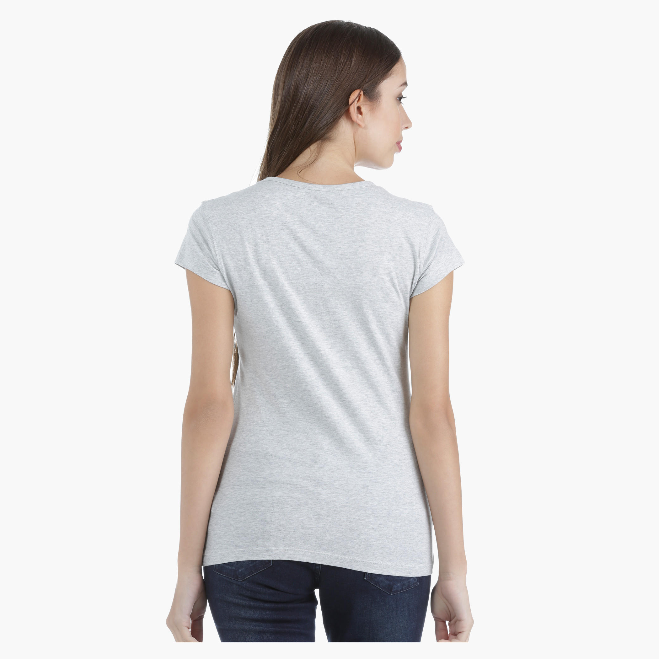 T-Shirt with Screen Print in Regular Fit-women-clothing-tshirts-image-2