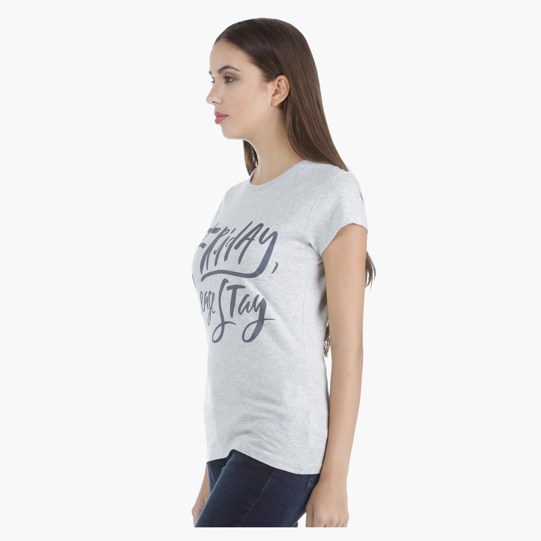 T-Shirt with Screen Print in Regular Fit-women-clothing-tshirts-image-3