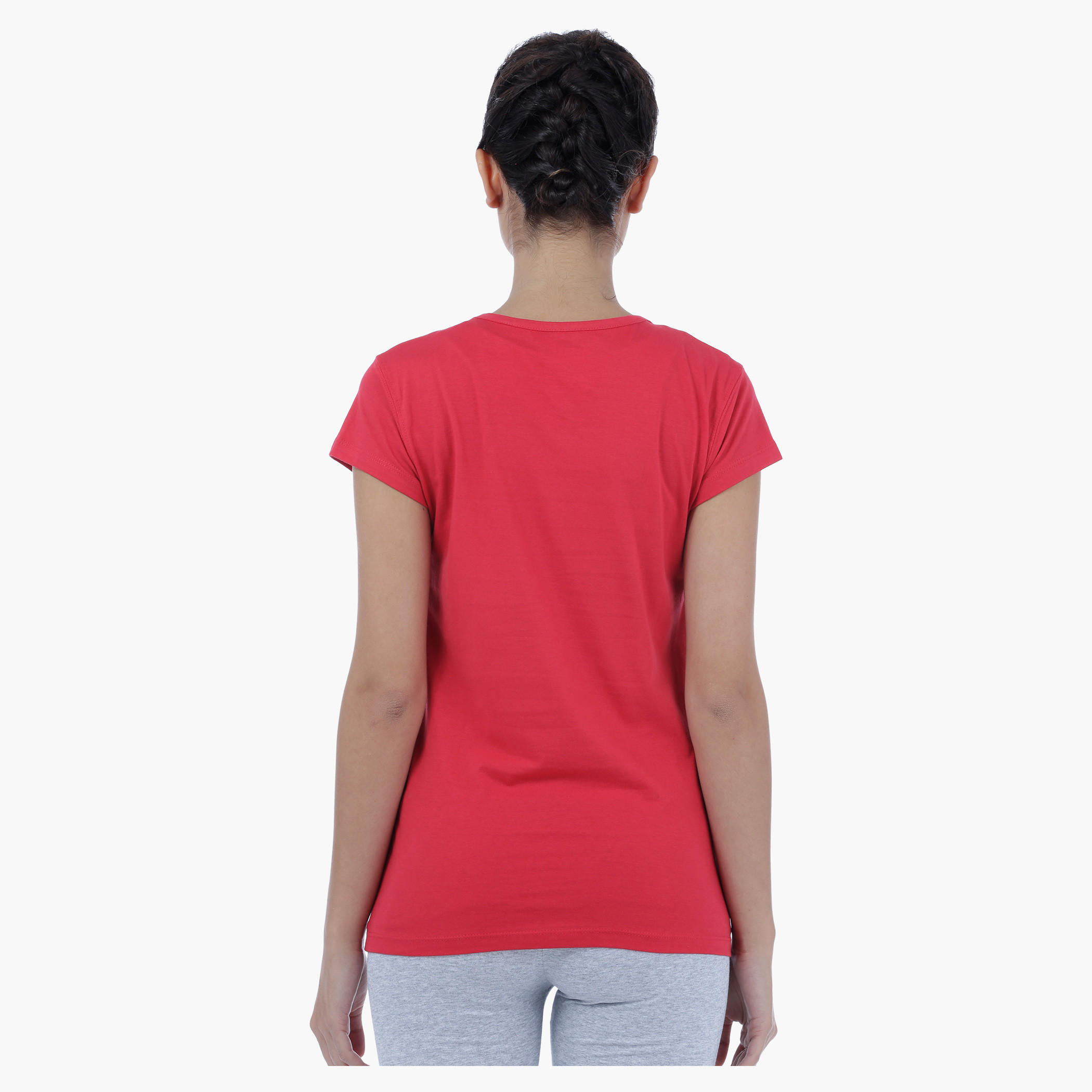 Printed T-Shirt with Short Sleeves-women-clothing-tshirts-image-2
