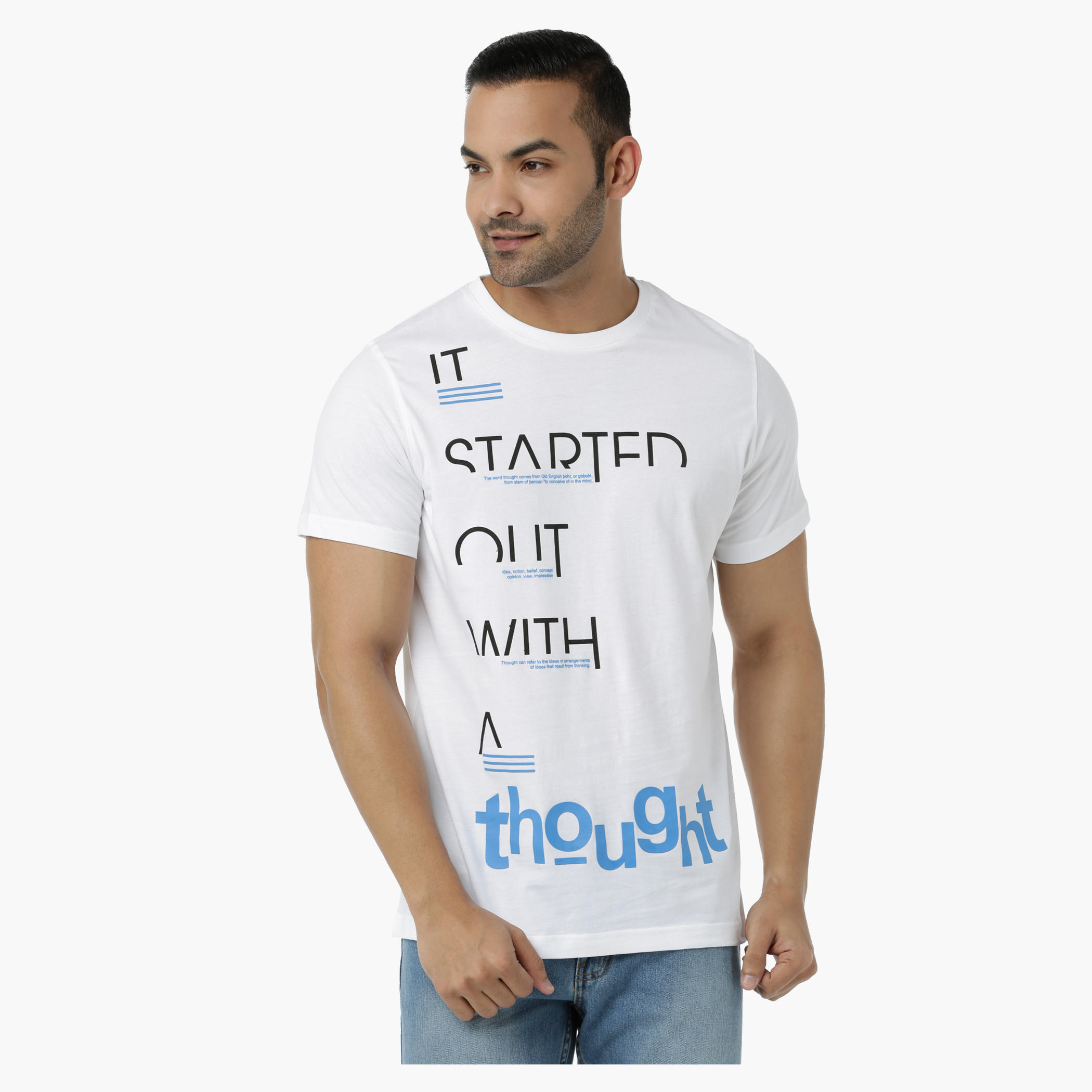 Printed Cotton T-Shirt with Round Neck and Short Sleeves in Regular Fit-men-clothing-tshirtsandpolos-tshirts-image-1