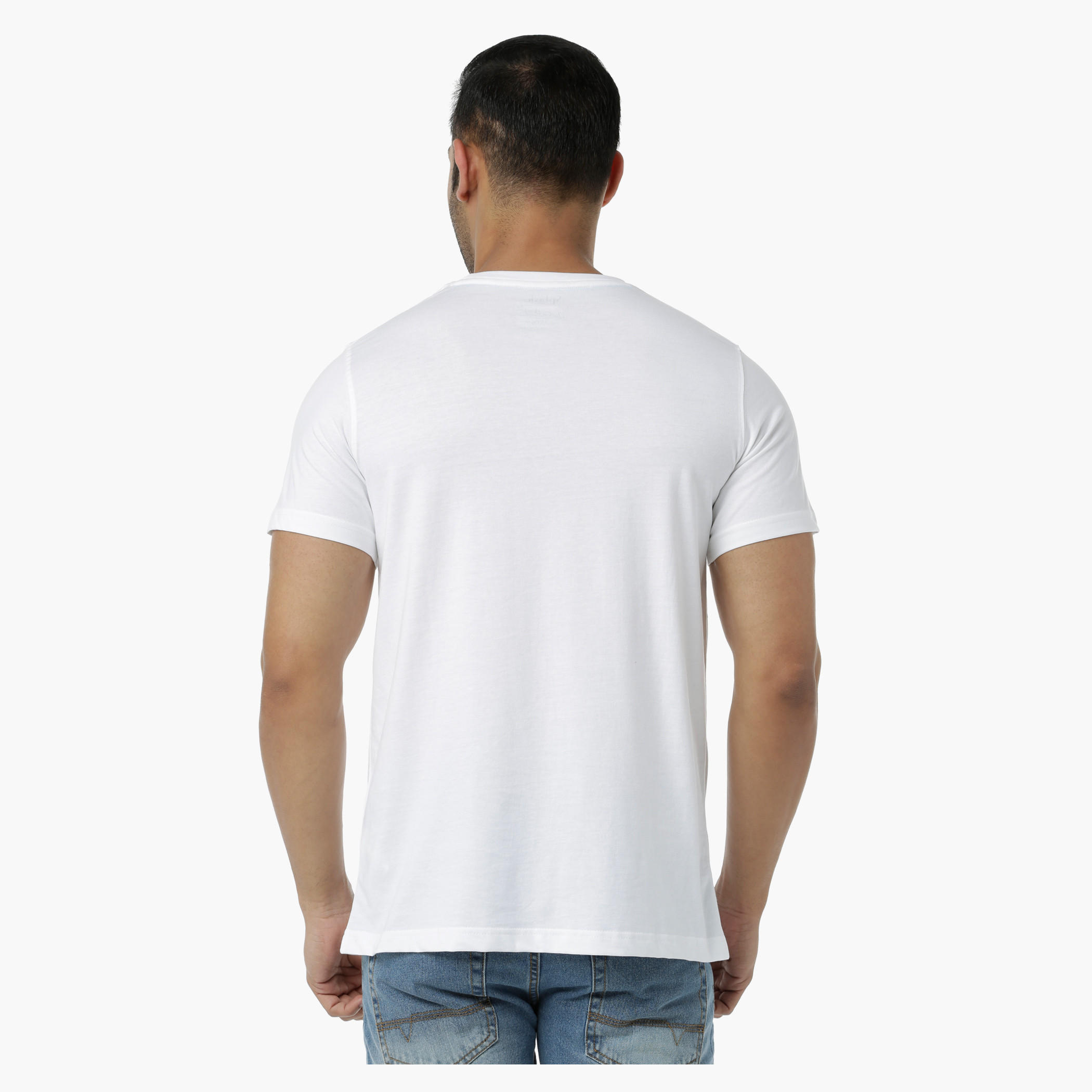 Printed Cotton T-Shirt with Round Neck and Short Sleeves in Regular Fit-men-clothing-tshirtsandpolos-tshirts-image-2