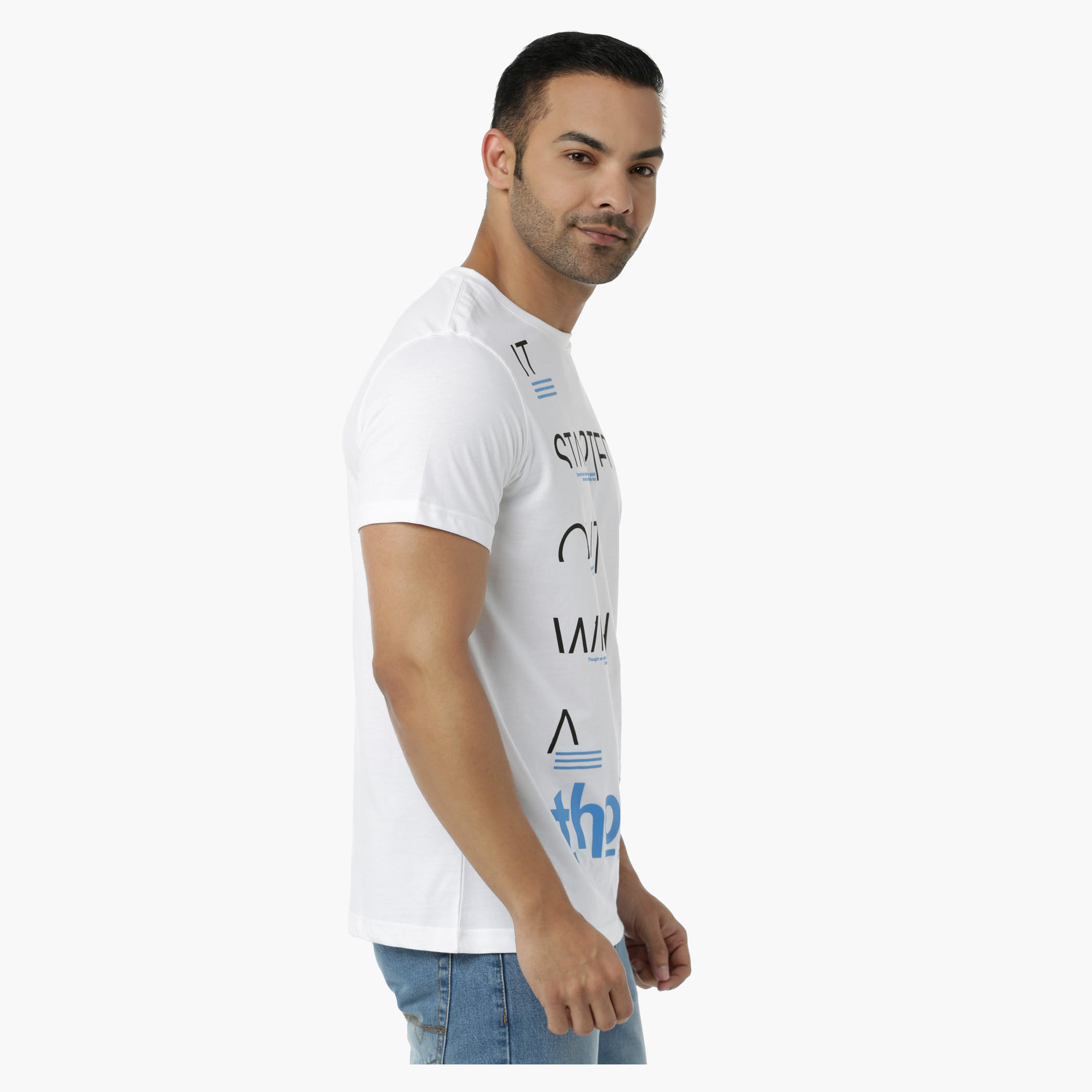 Printed Cotton T-Shirt with Round Neck and Short Sleeves in Regular Fit-men-clothing-tshirtsandpolos-tshirts-image-3