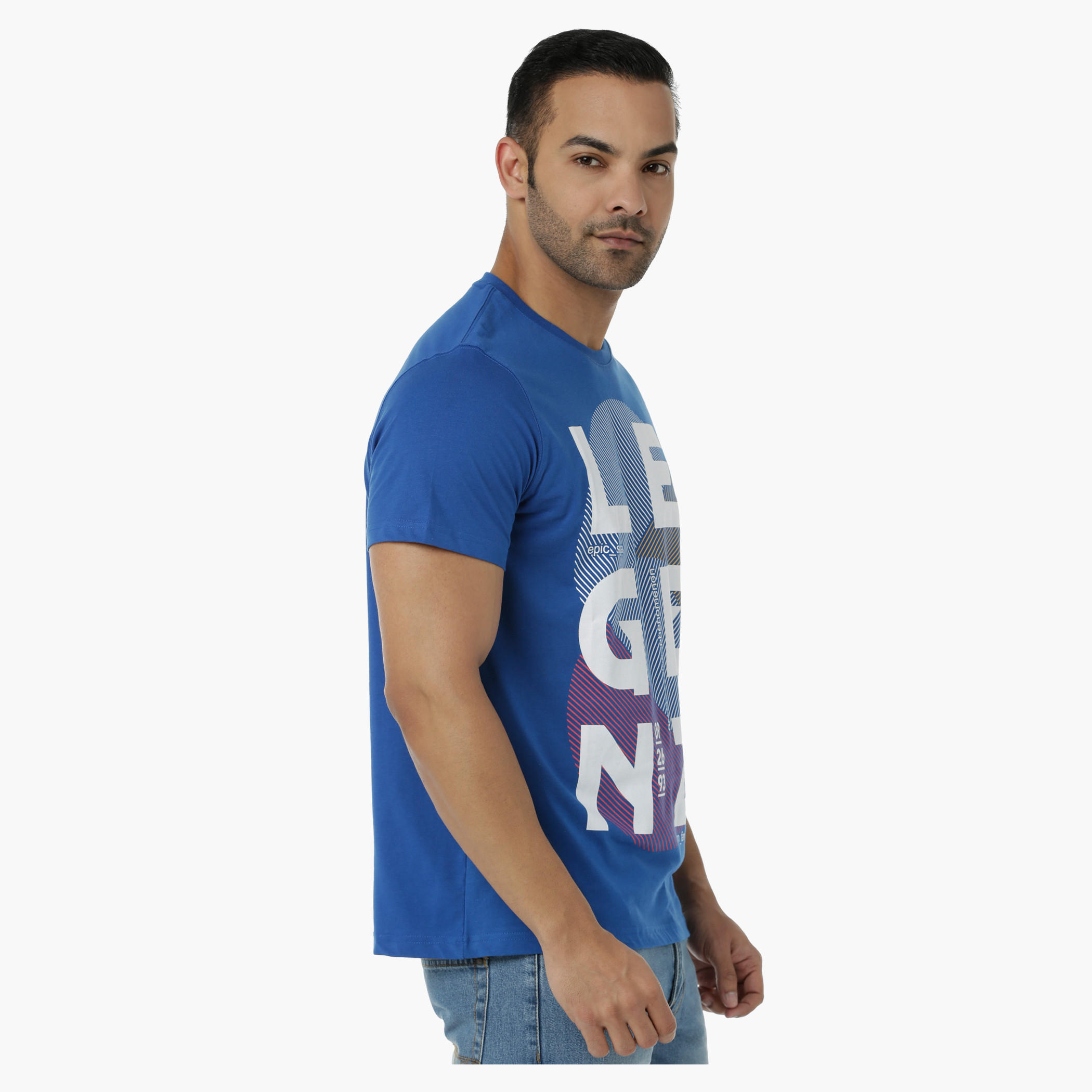Printed Cotton T-Shirt with Round Neck and Short Sleeves in Regular Fit-men-clothing-tshirtsandpolos-tshirts-image-3