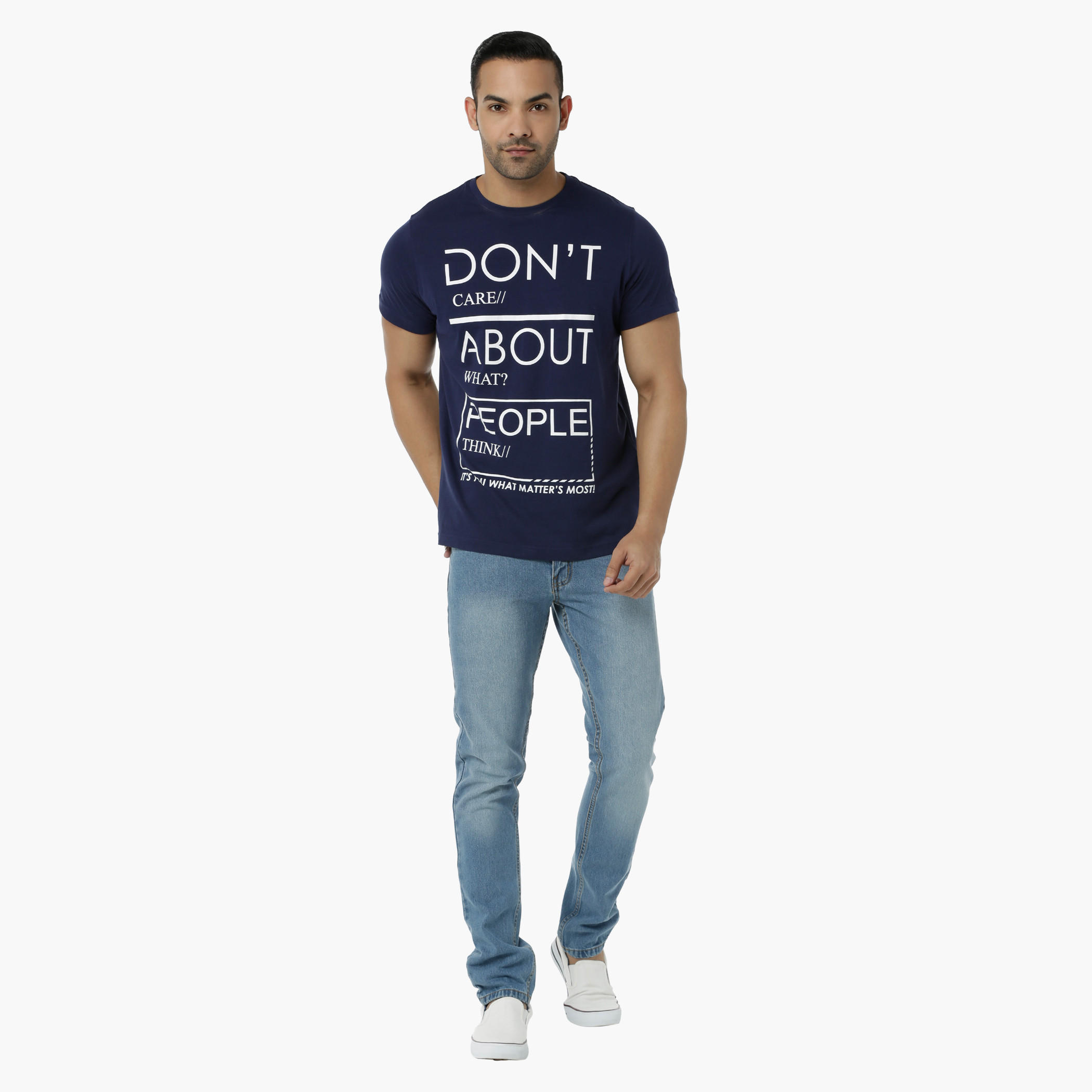 Printed Cotton T-Shirt with Round Neck and Short Sleeves in Regular Fit-men-clothing-tshirtsandpolos-tshirts-image-5