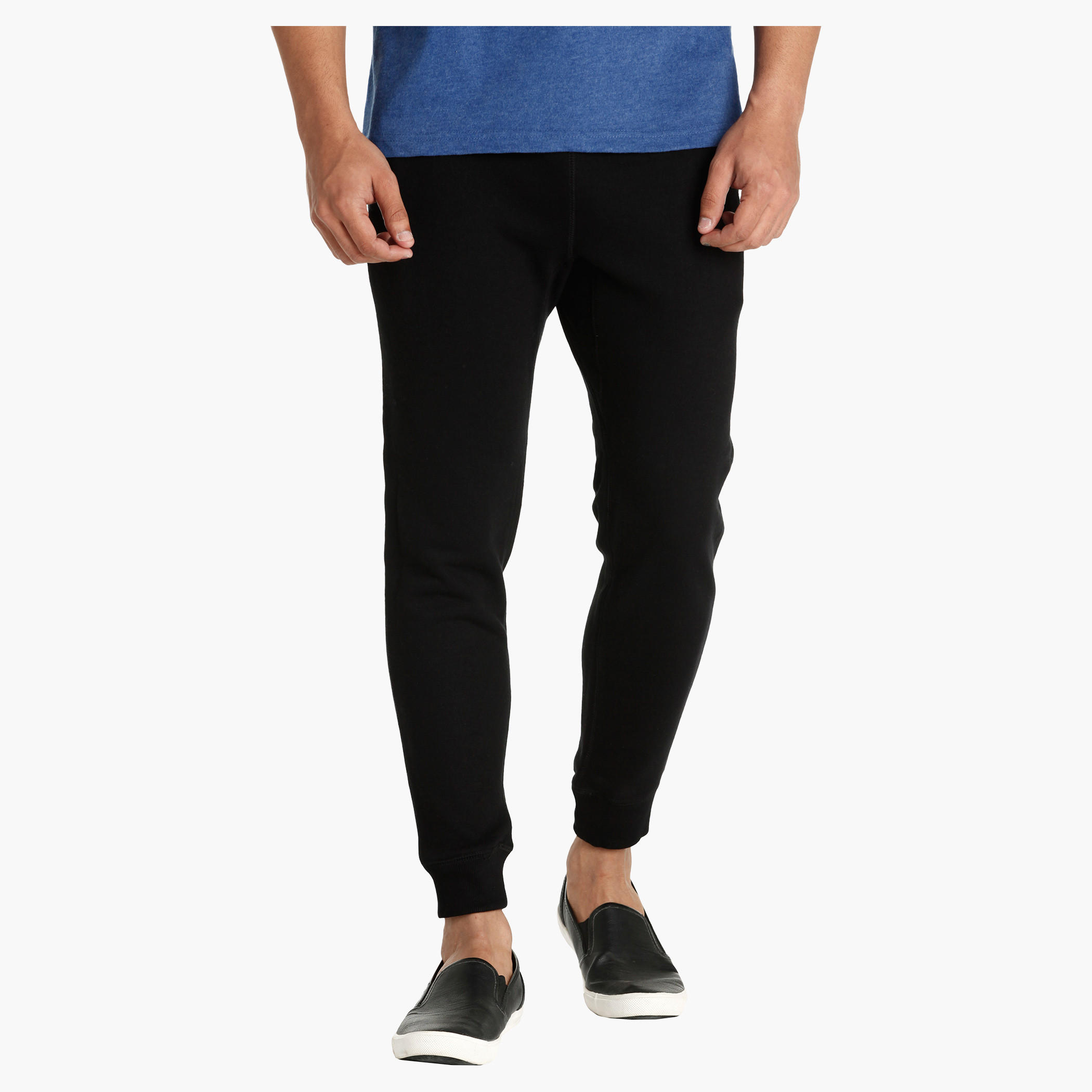 Jog Pants with Elasticised Waistband and Drawstring-men-clothing-bottoms-joggers-image-1