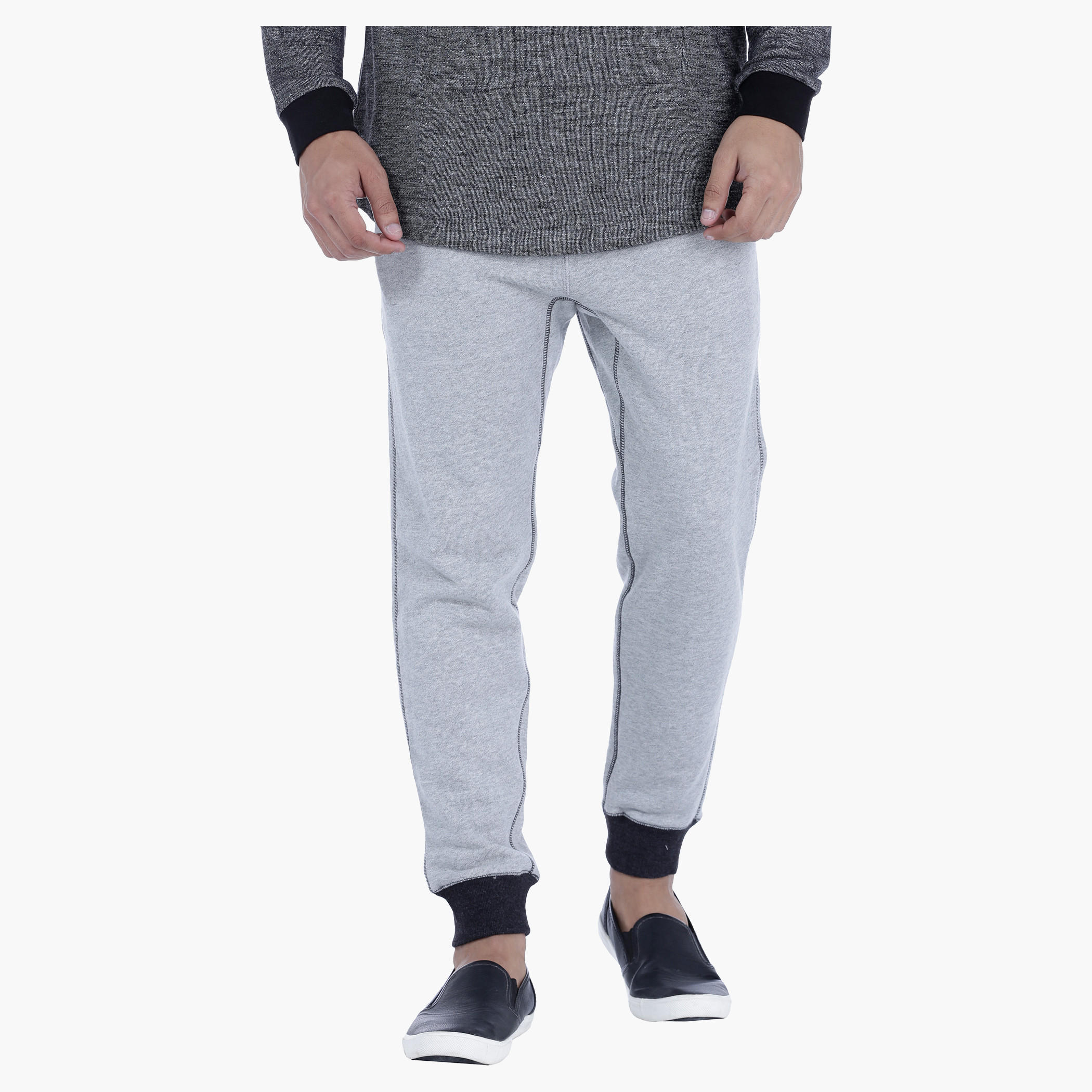 Jog Pants with Elasticised Waistband-men-clothing-bottoms-joggers-image-1