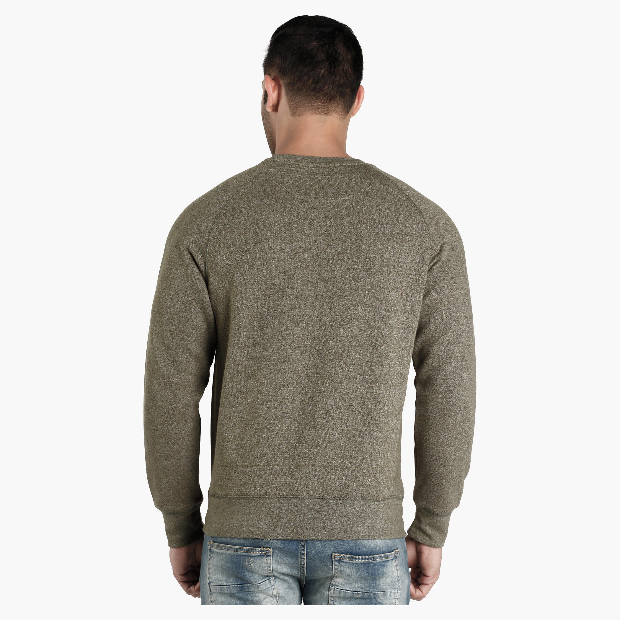 Textured Sweatshirt with Long Sleeves-men-winterwear-hoodiesandsweatshirts-image-2
