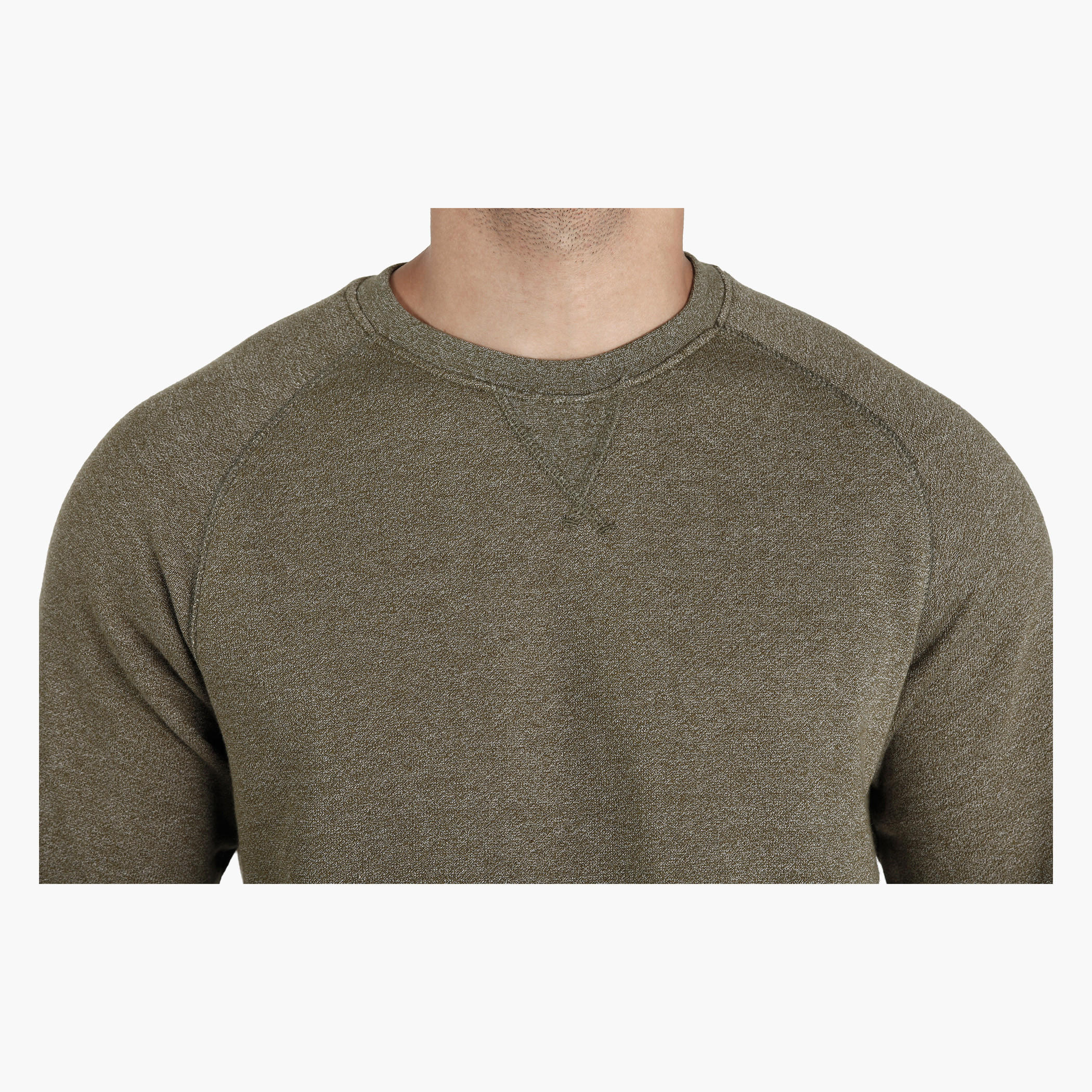 Textured Sweatshirt with Long Sleeves-men-winterwear-hoodiesandsweatshirts-image-4