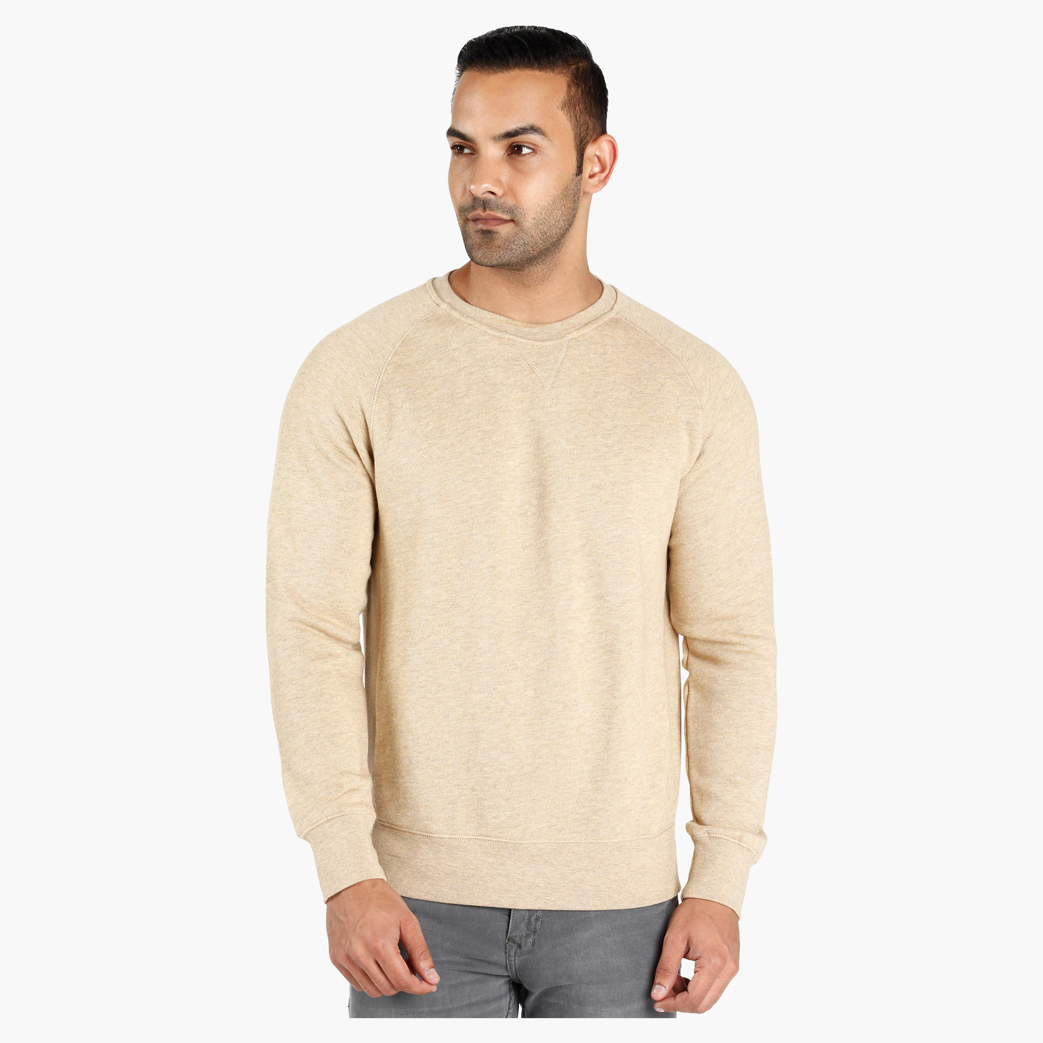 Long Sleeves Knitted Sweater with Round Neck-men-clothing-sweatersandpullovers-image-1