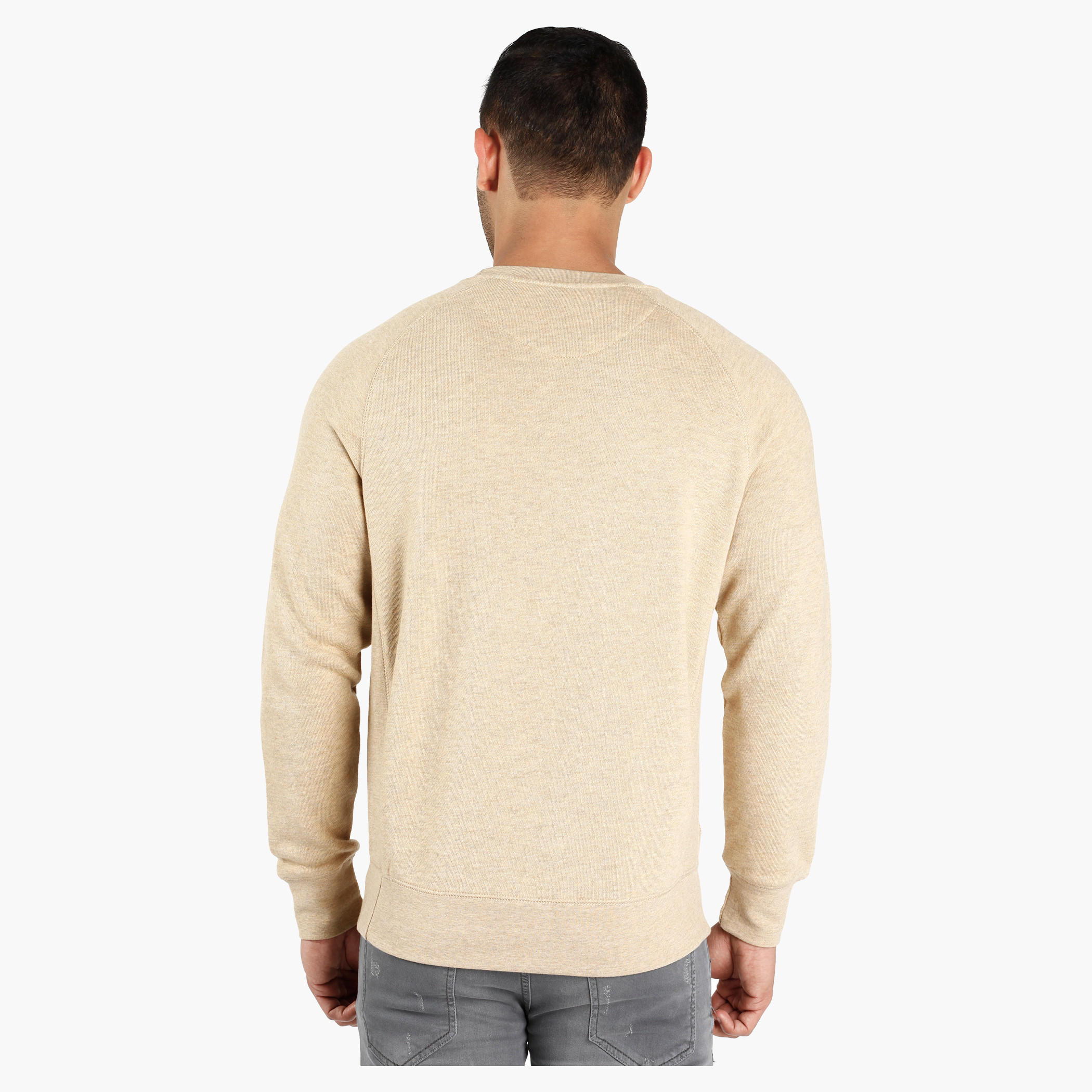 Long Sleeves Knitted Sweater with Round Neck-men-clothing-sweatersandpullovers-image-2