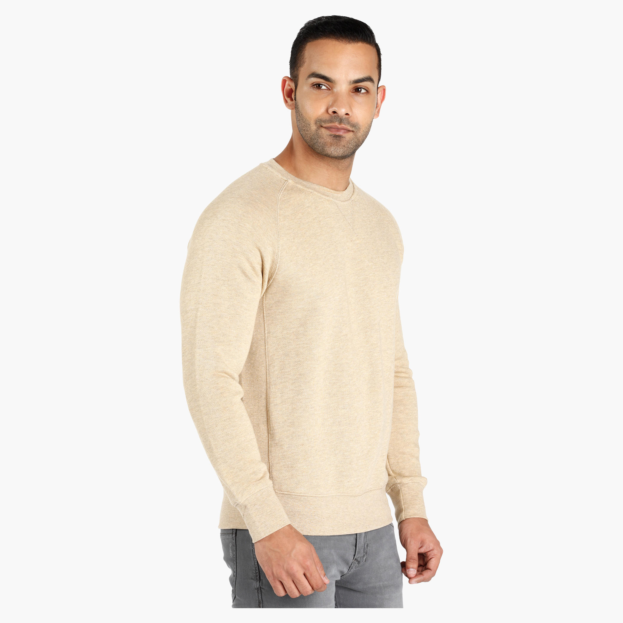 Long Sleeves Knitted Sweater with Round Neck-men-clothing-sweatersandpullovers-image-3