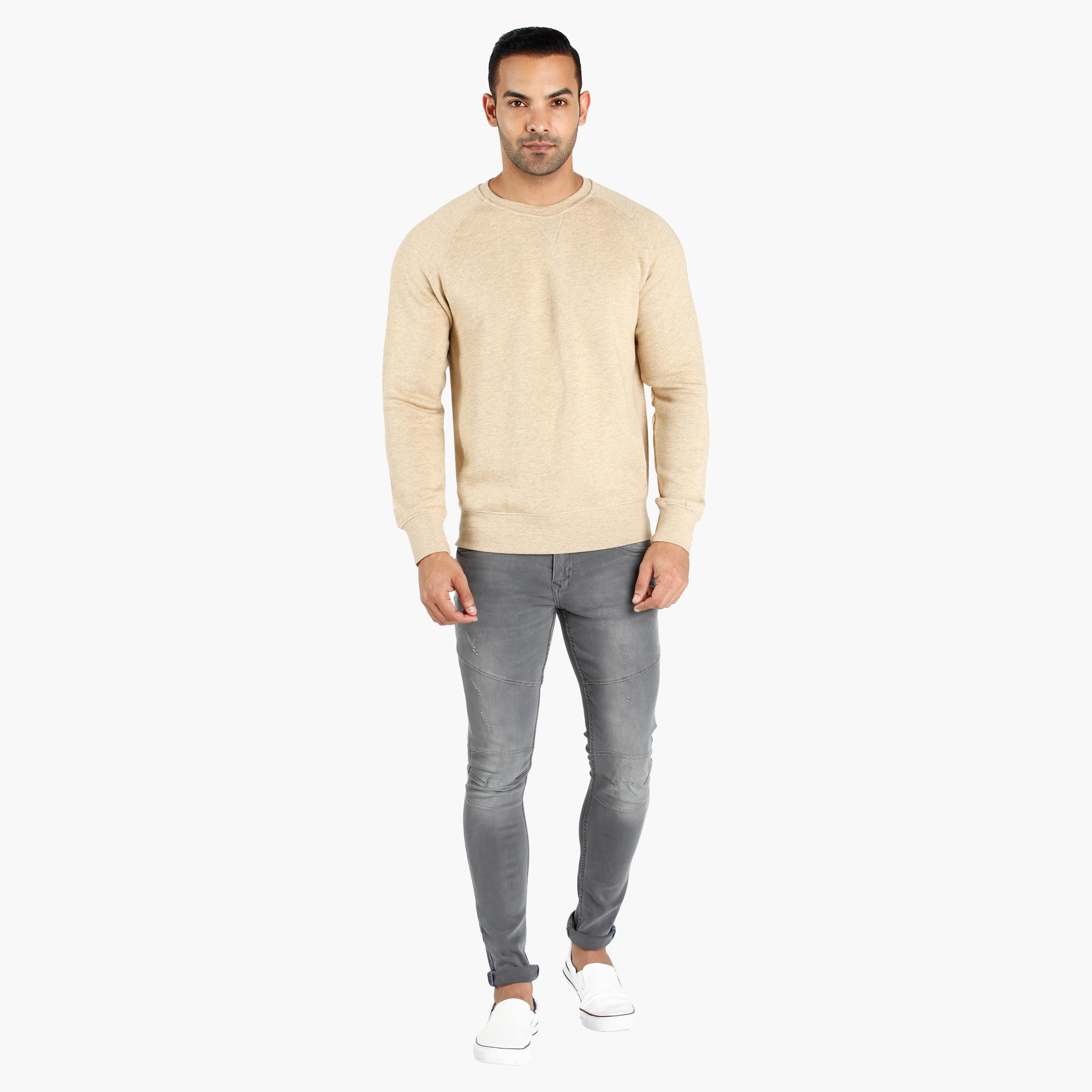Long Sleeves Knitted Sweater with Round Neck-men-clothing-sweatersandpullovers-image-5