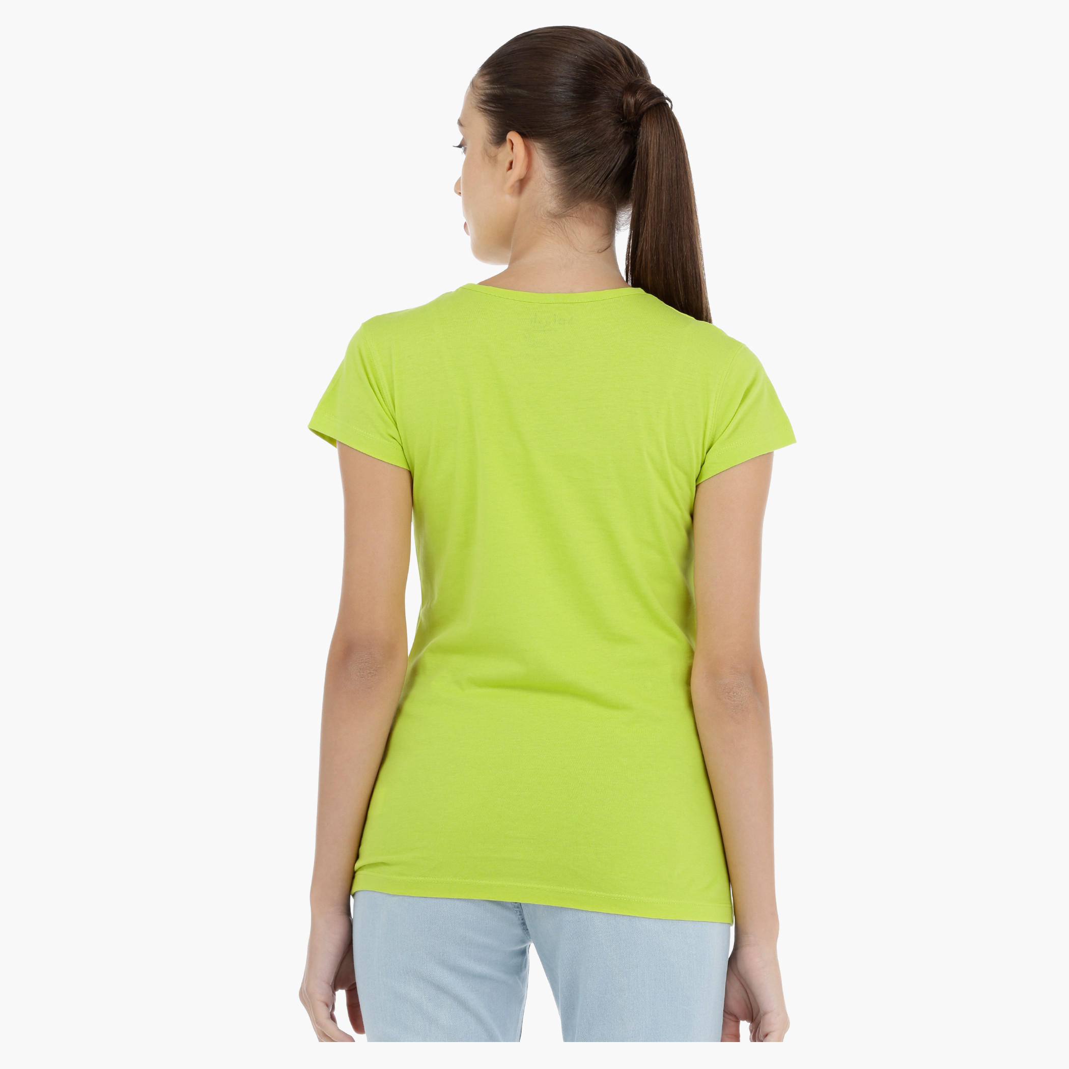Printed T-Shirt with Short Sleeves-women-clothing-tshirts-image-2