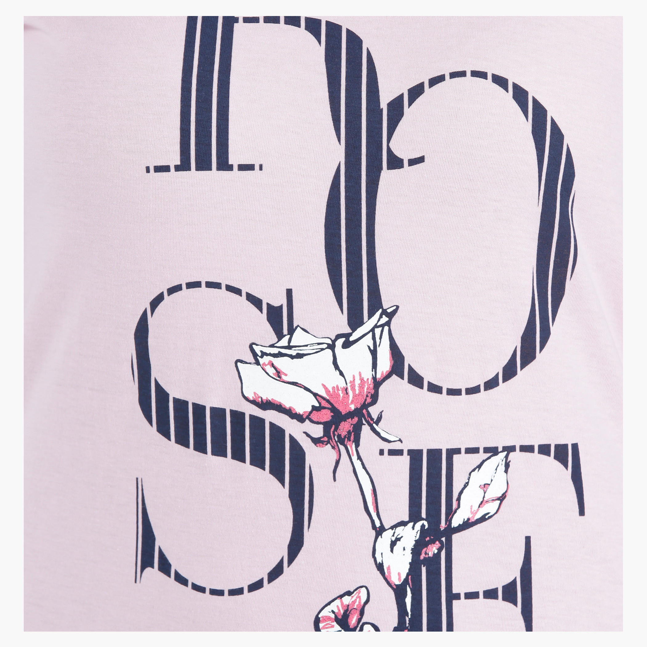 T-Shirt with Screen Print and Short Sleeves in Regular Fit-women-clothing-tshirts-image-4