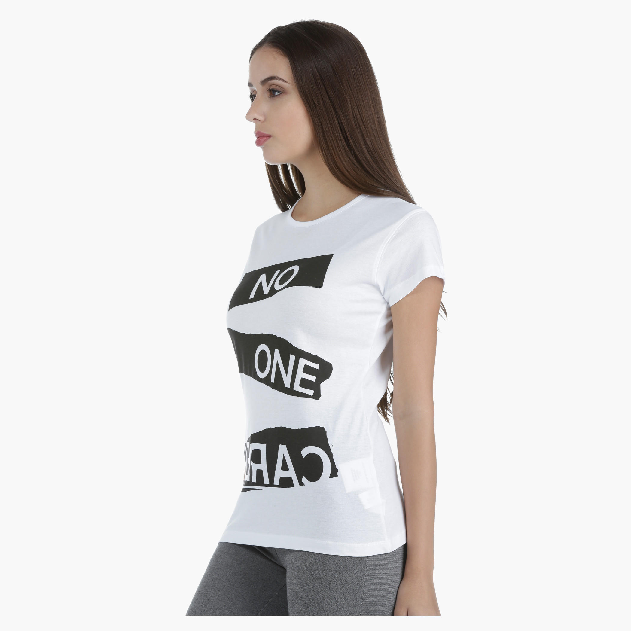 T-Shirt with Screen Print and Short Sleeves in Regular Fit-women-clothing-tshirts-image-3