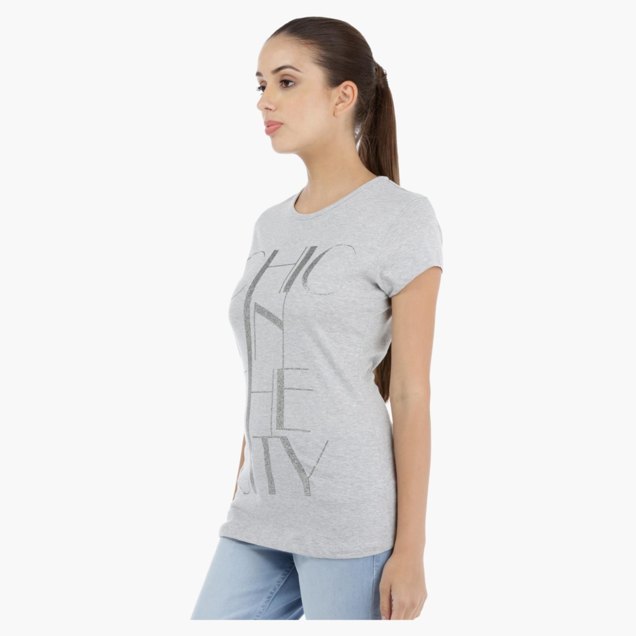 Printed T-Shirt with Short Sleeves-women-clothing-tshirts-image-3
