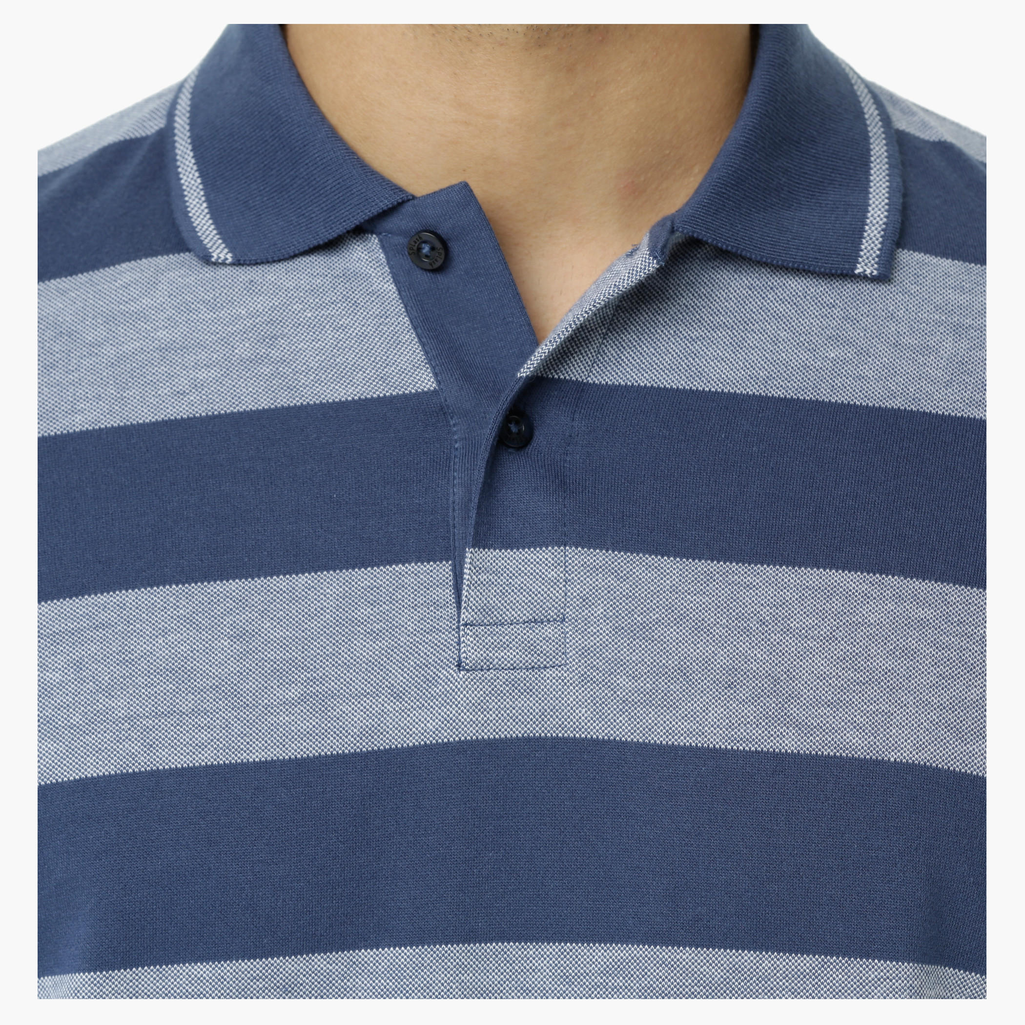 Striped Polo Neck T-Shirt with Short Sleeves-men-clothing-tshirtsandpolos-polos-image-9