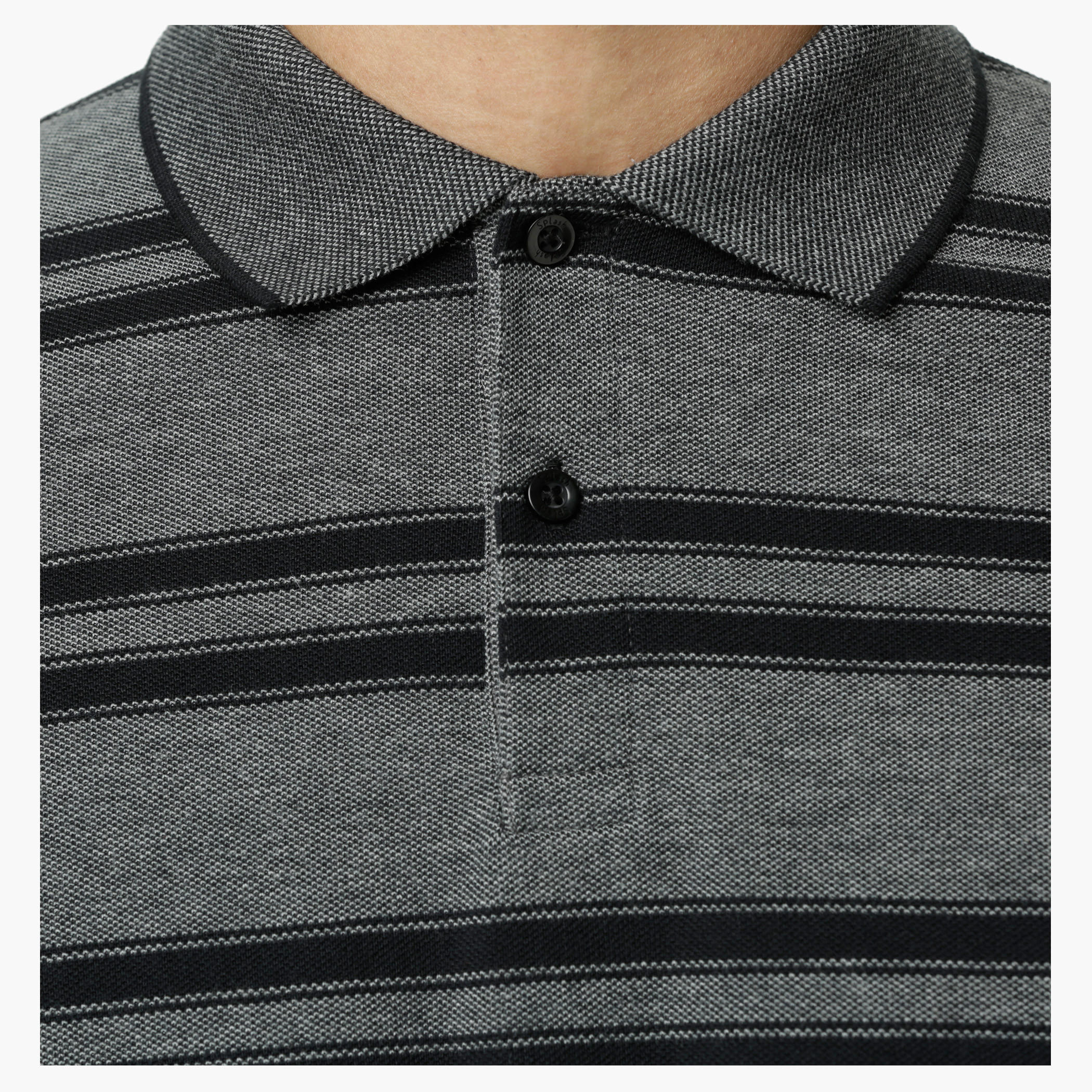 Striped Polo Neck T-Shirt with Short Sleeves-men-clothing-tshirtsandpolos-polos-image-2