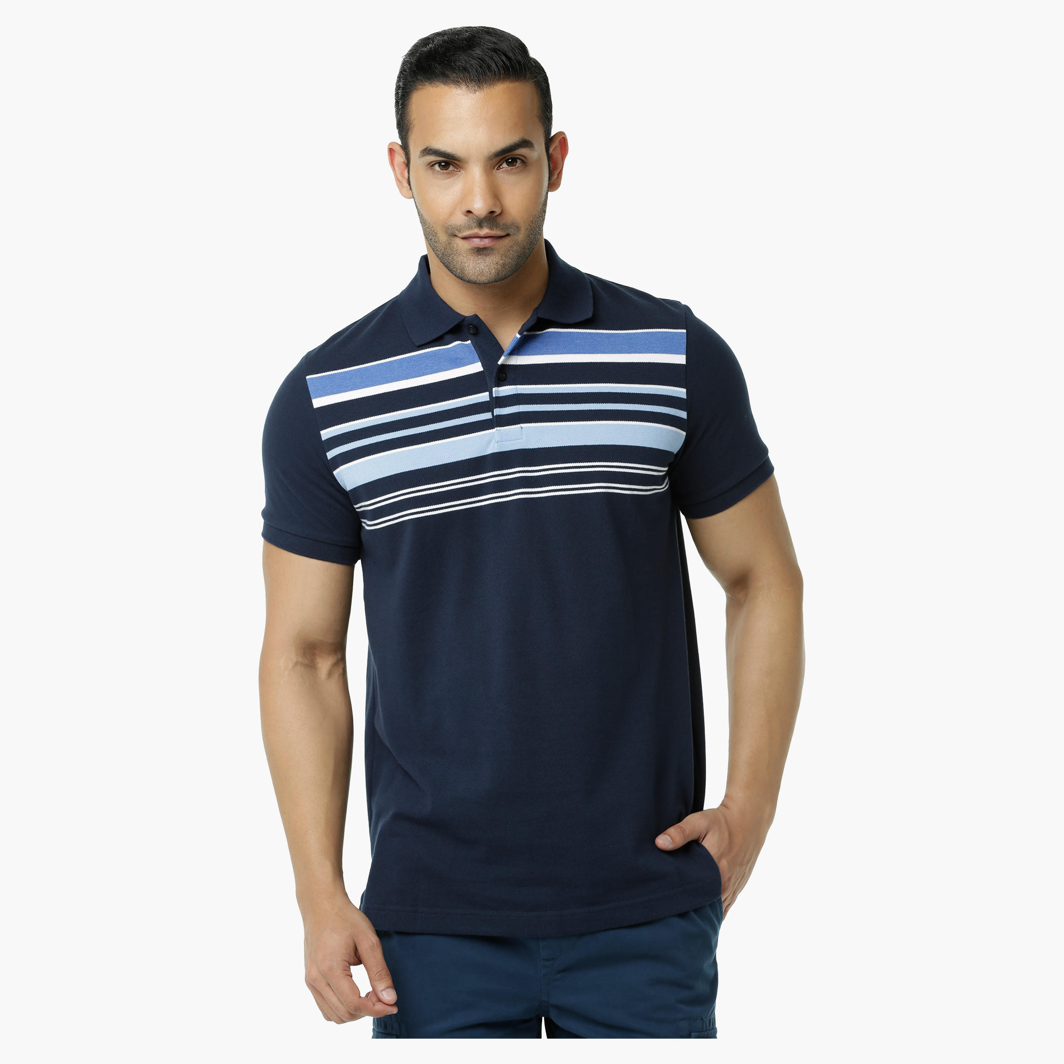 Striped Polo T-Shirt in Regular Fit-men-clothing-tshirtsandpolos-polos-image-1