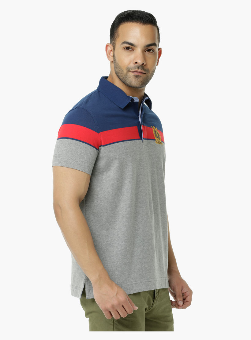 Polo Neck T-Shirt with Short Sleeves-men-clothing-tshirtsandpolos-polos-image-3