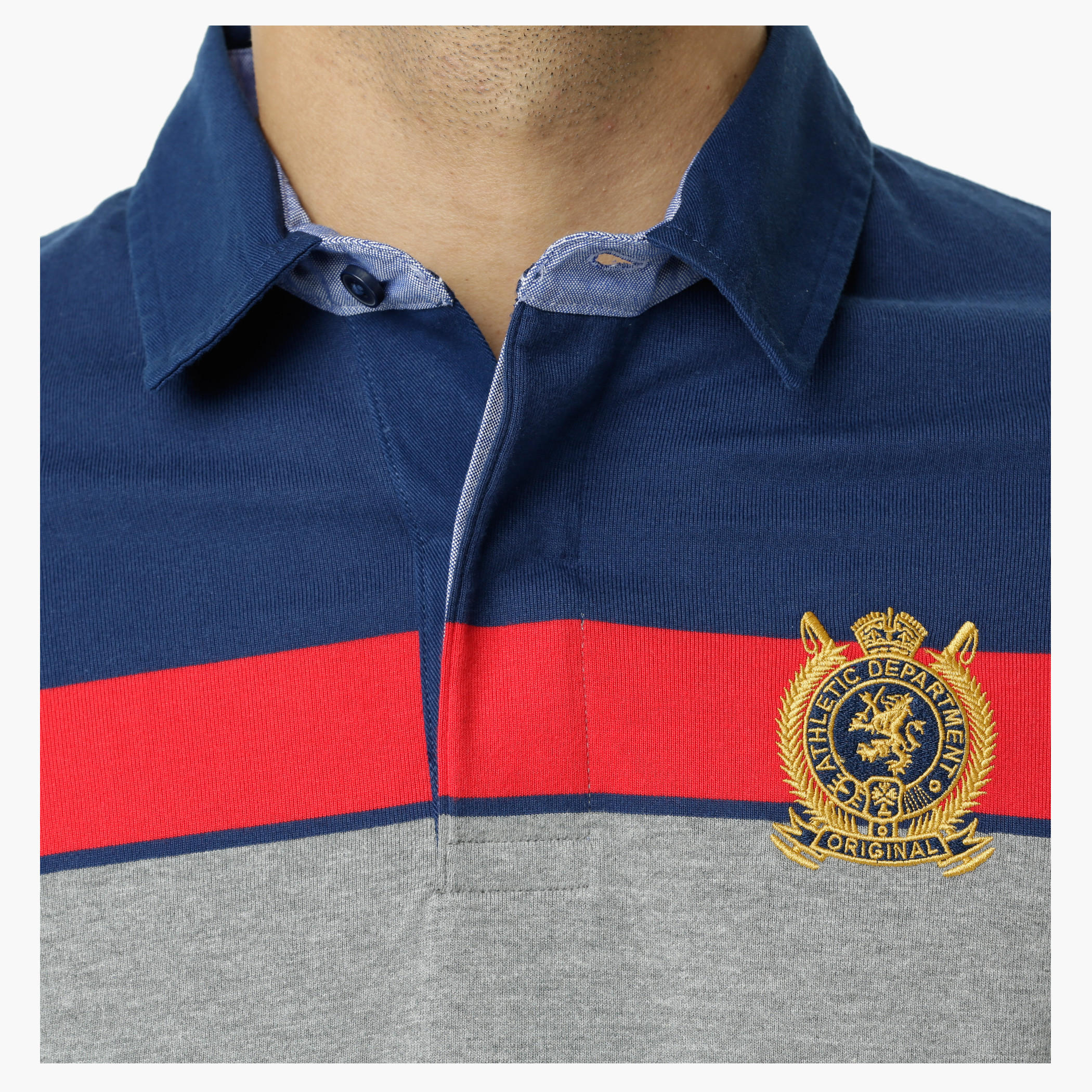 Polo Neck T-Shirt with Short Sleeves-men-clothing-tshirtsandpolos-polos-image-4