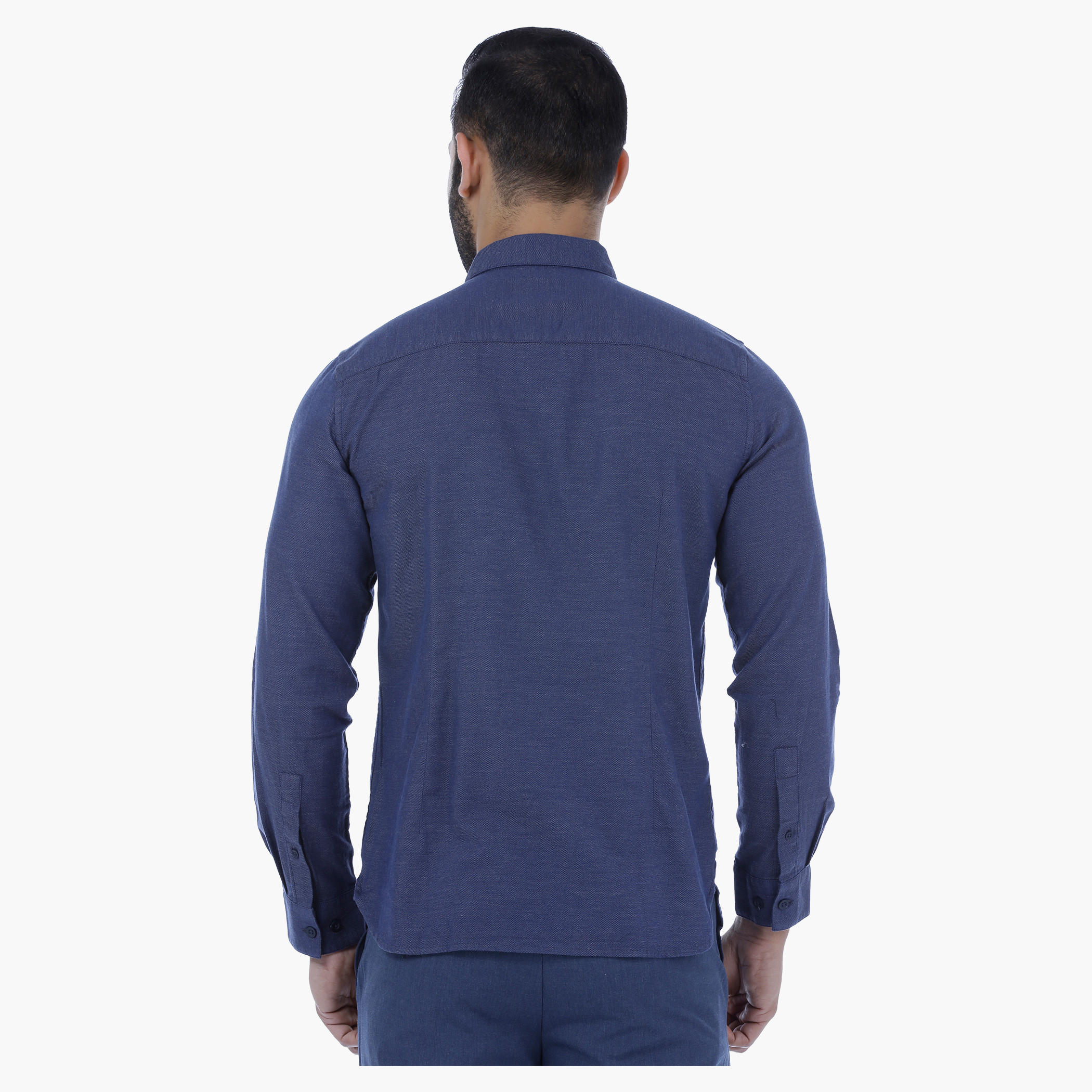 Textured Shirt with Long Sleeves-men-clothing-shirts-image-7