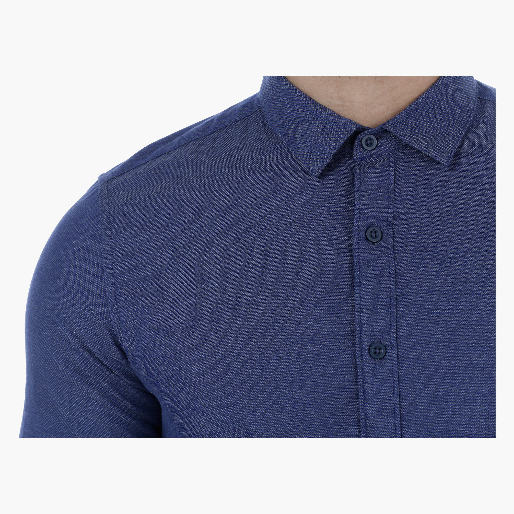 Textured Shirt with Long Sleeves-men-clothing-shirts-image-9