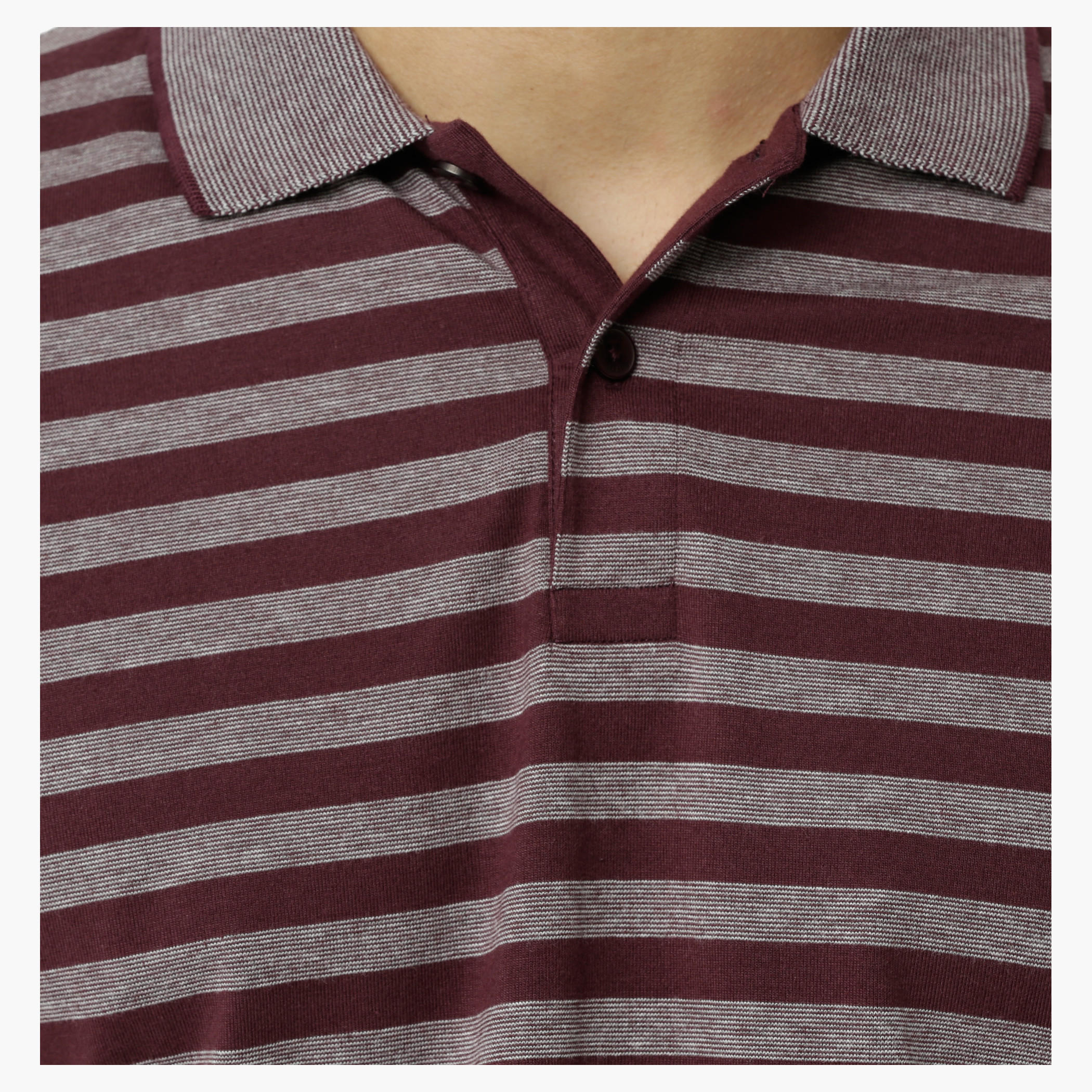 Striped Polo Neck T-Shirt with Short Sleeves-men-clothing-tshirtsandpolos-polos-image-9