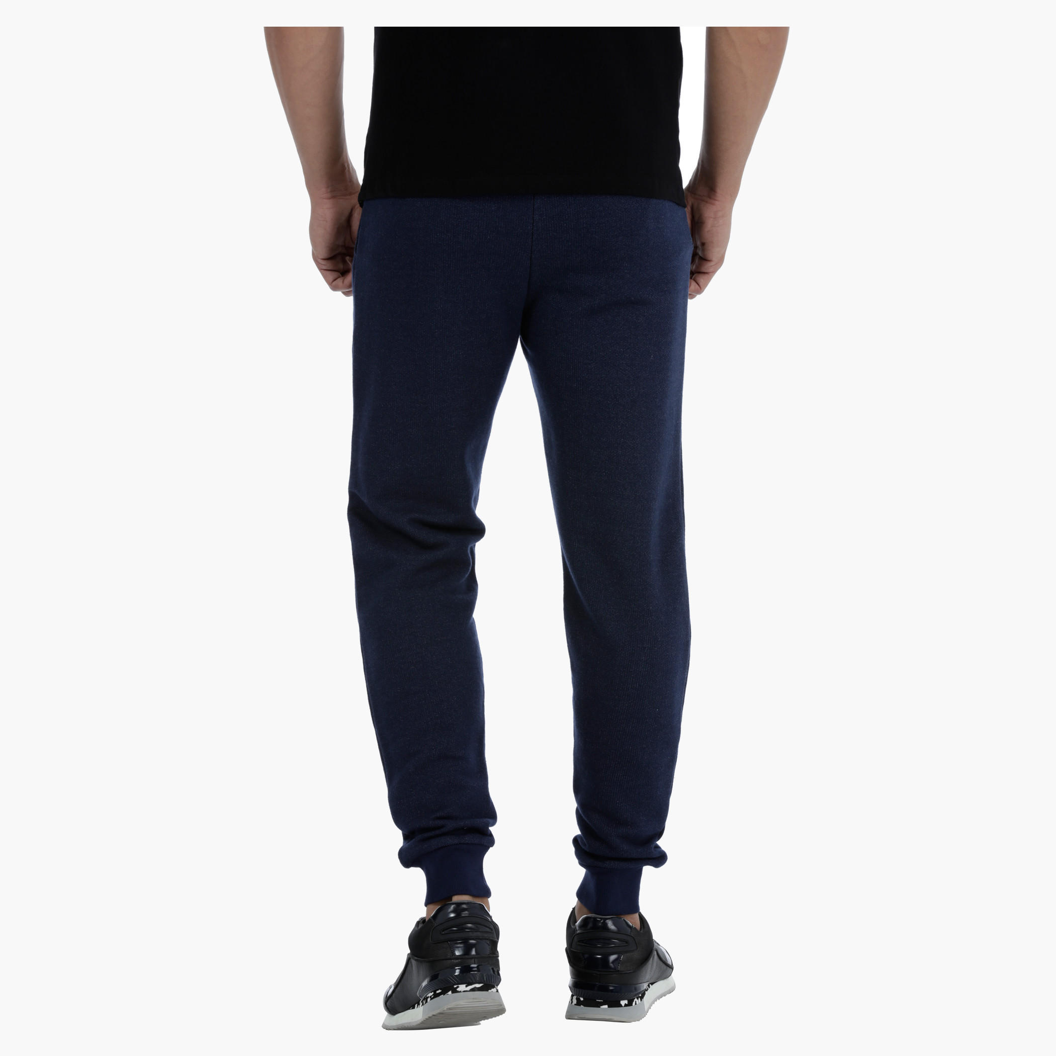 Textured Joggers with Drawstring-men-clothing-bottoms-joggers-image-2