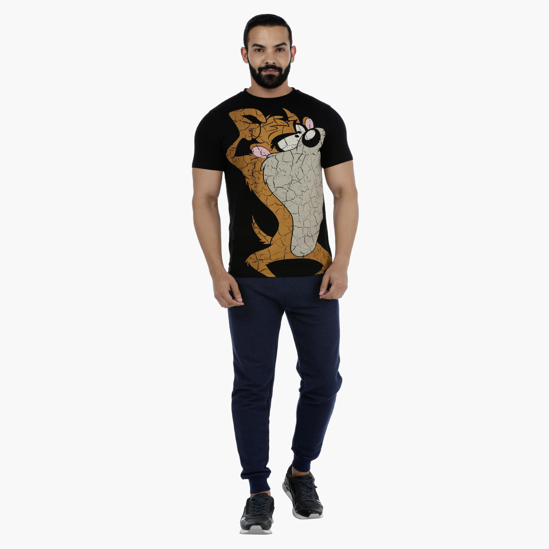 Textured Joggers with Drawstring-men-clothing-bottoms-joggers-image-5