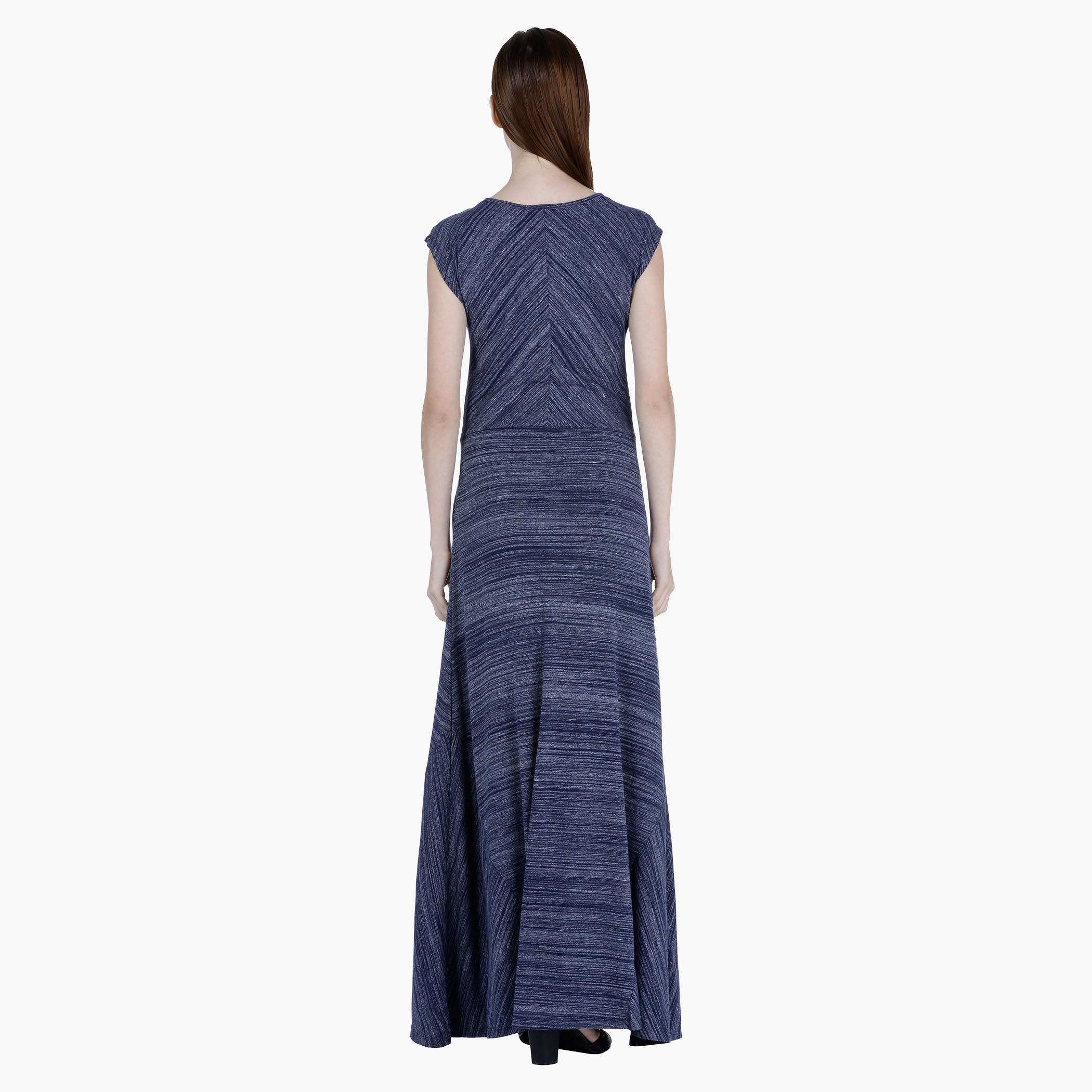 Knitted Dress with Cap Sleeves-women-clothing-dresses-image-2