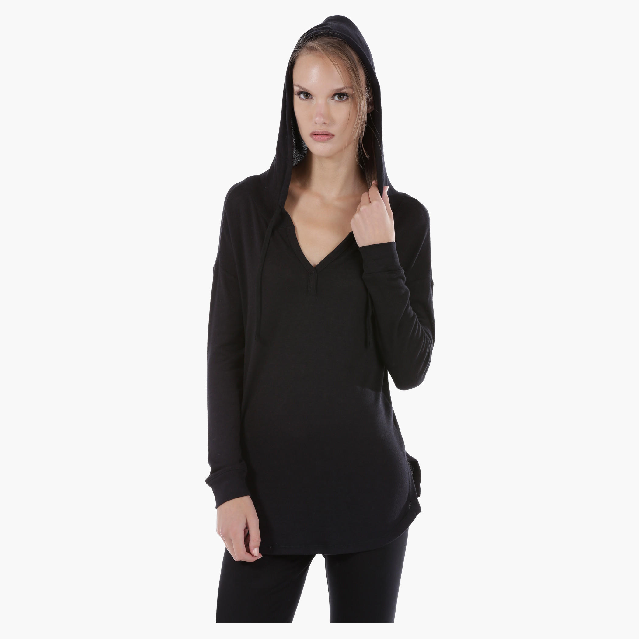 Knitted Top with Long Sleeves-women-winterwear-hoodiesandsweatshirts-sweatshirts-image-1