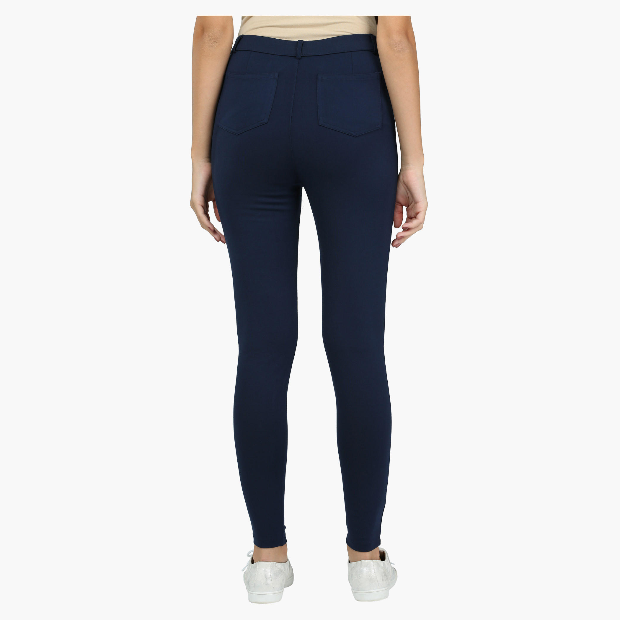 Full Length Melange Pants-women-clothing-bottoms-trousers-image-2